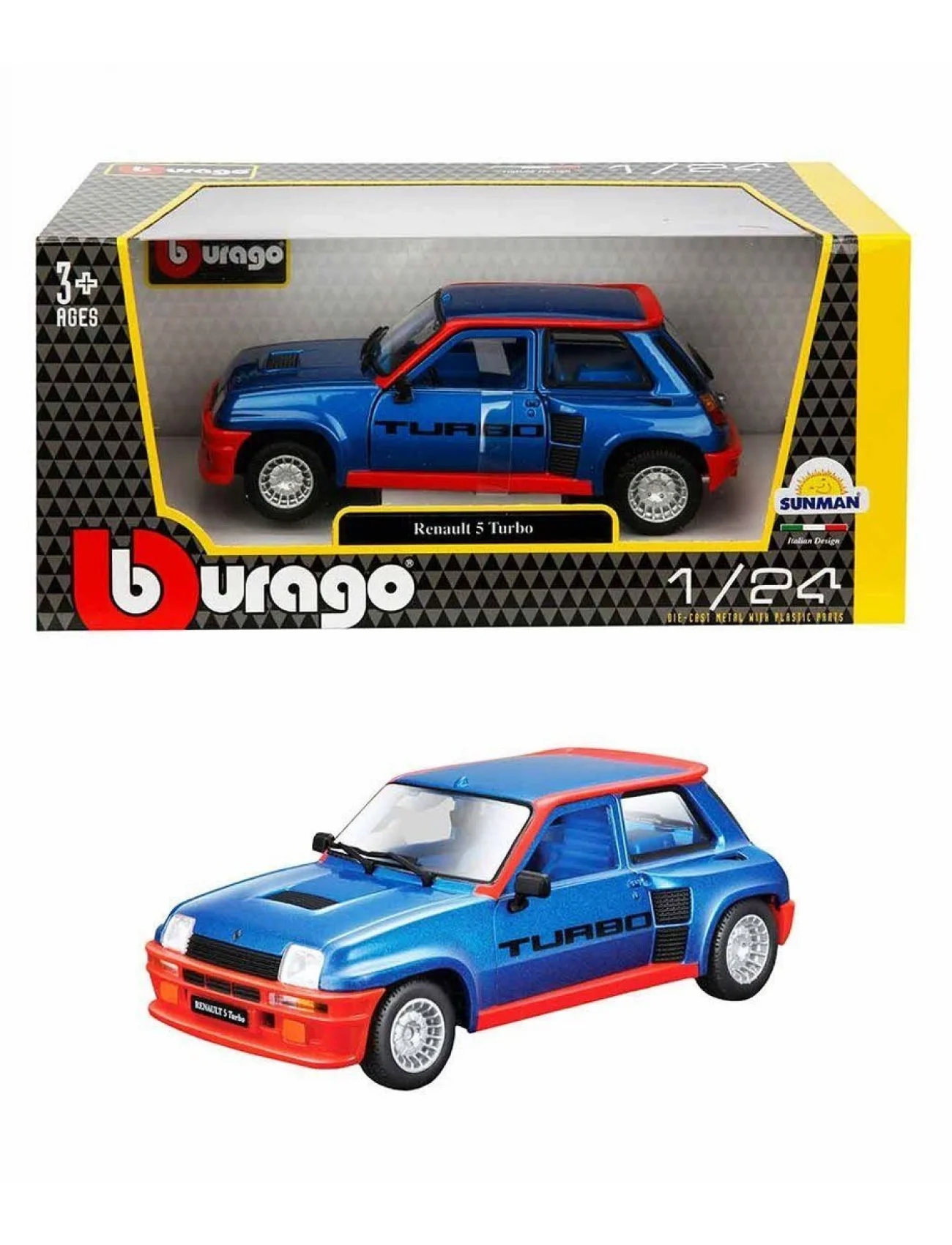 21088 1:24 Renault 5 Turbo Model Araba -Sunman
