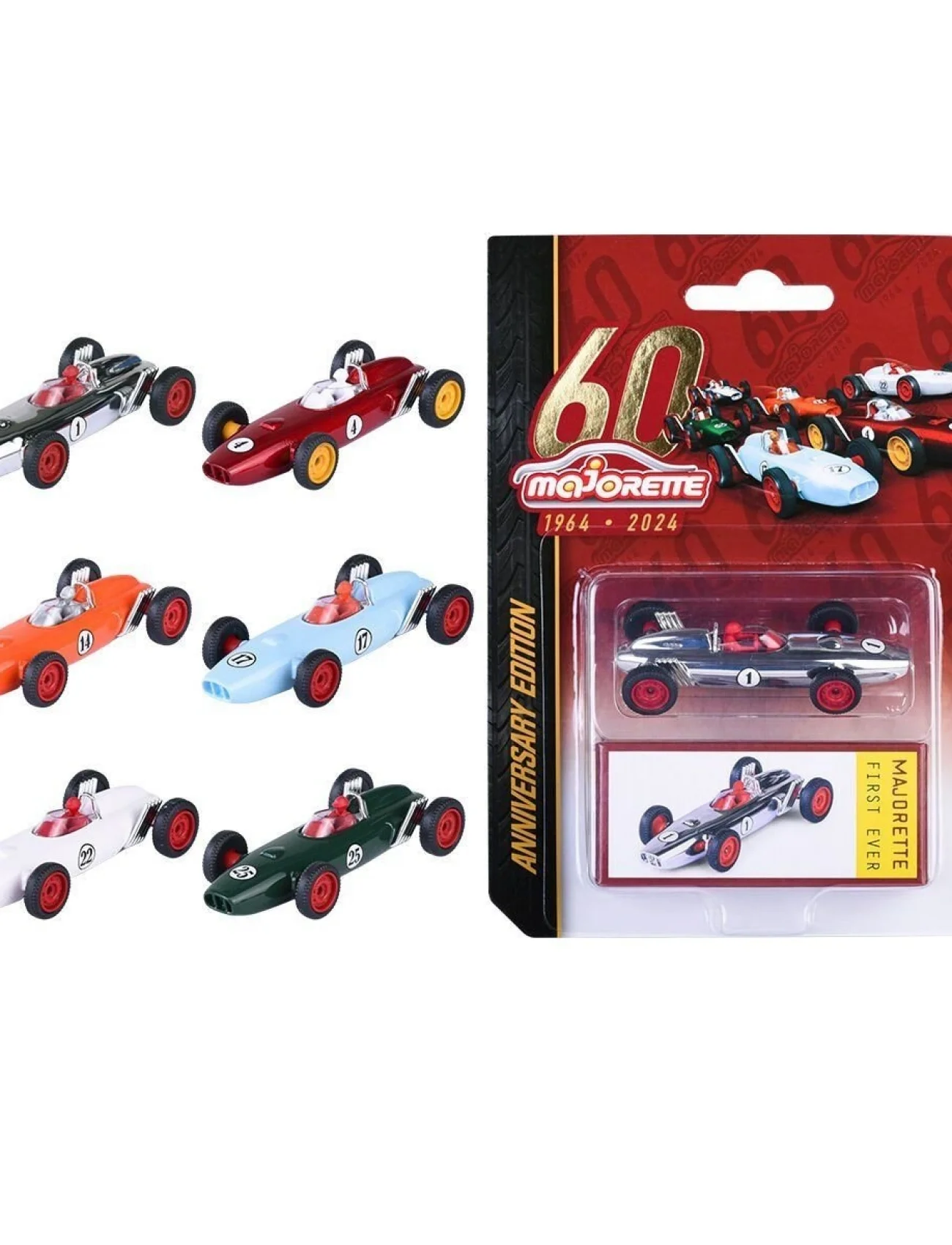 212054103 Majorette Anniversary Edition First Ever 6-asst