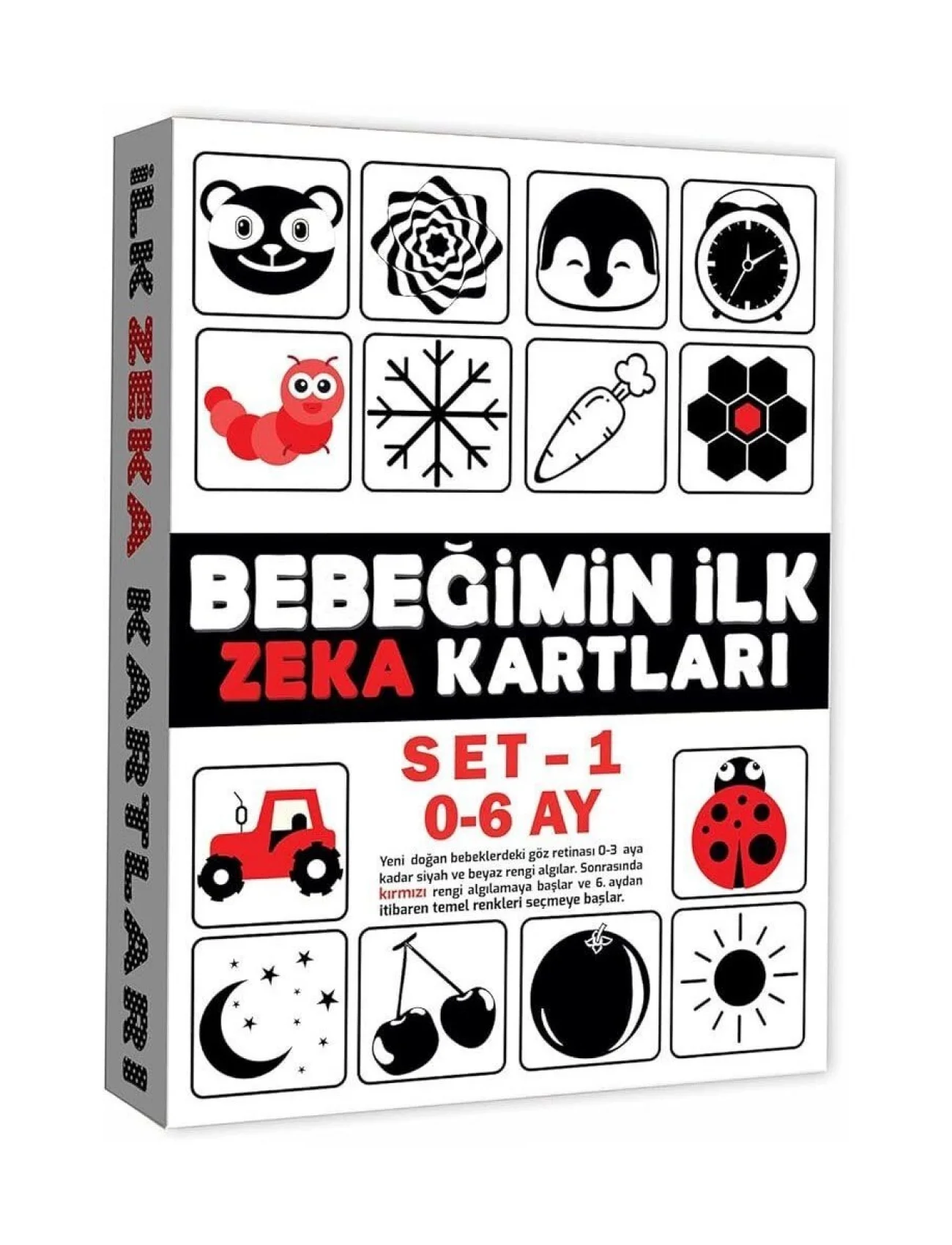 2199 EĞİTİCİ KARTLAR 0-6 AY ZEKA KARTLARI