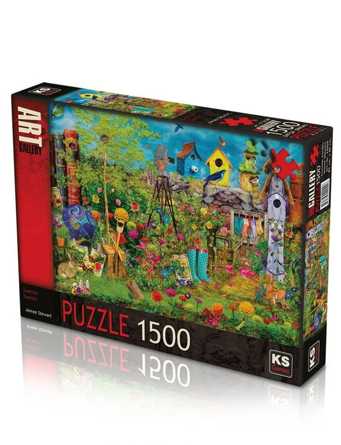 22009 Yaz Bahçesi Aimee Stewart 1500 Parça Art Gallery Puzzle -KS Puzzle