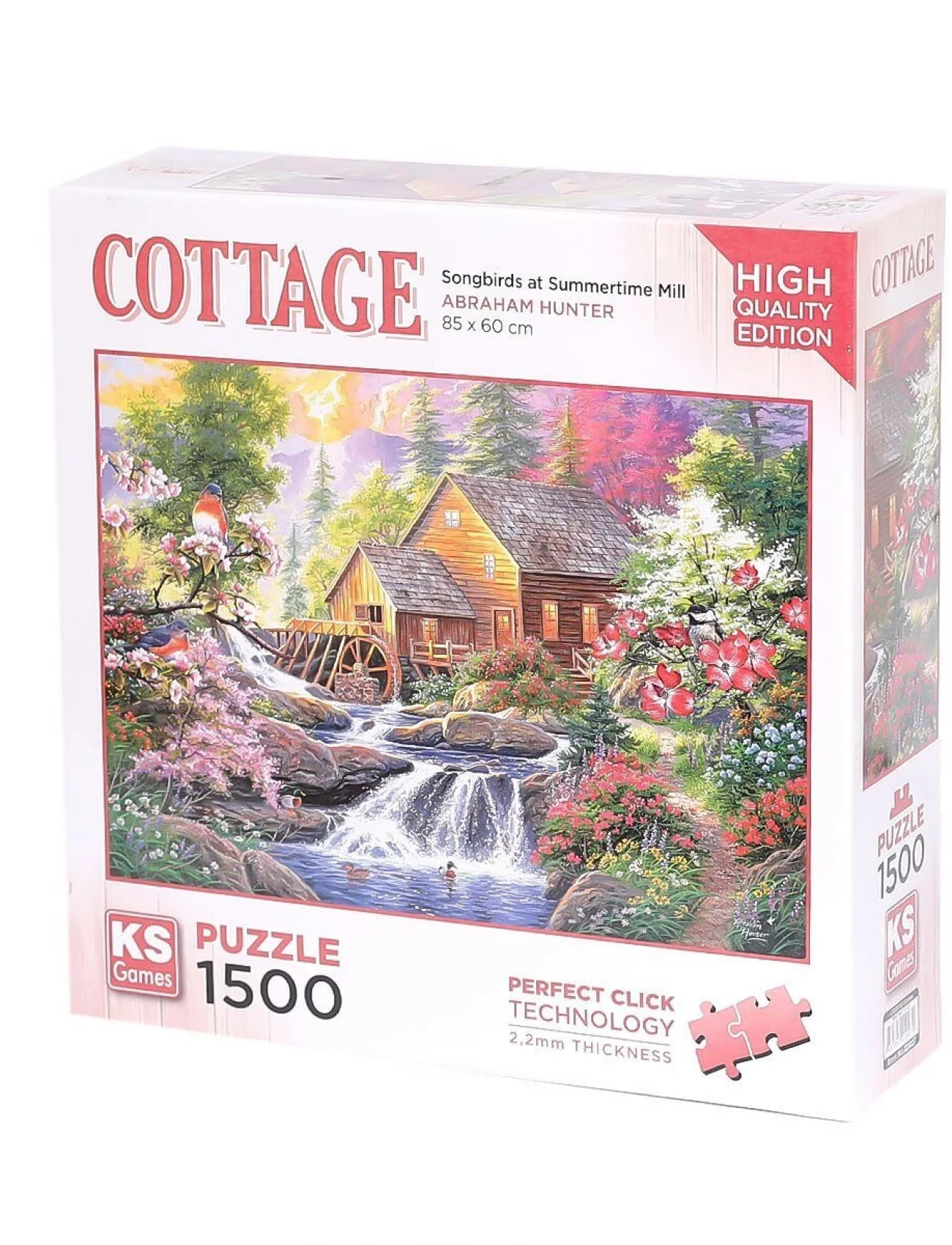 22027 Songbirds at Summertime Mill 1500 Parça Puzzle -KS Puzzle