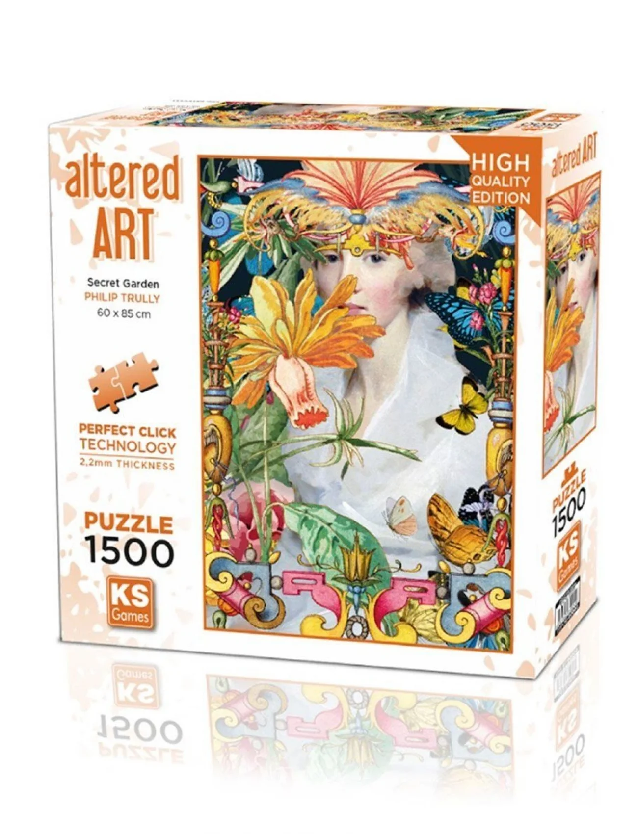 22028 Secret Garden 1500 Parça Puzzle -KS