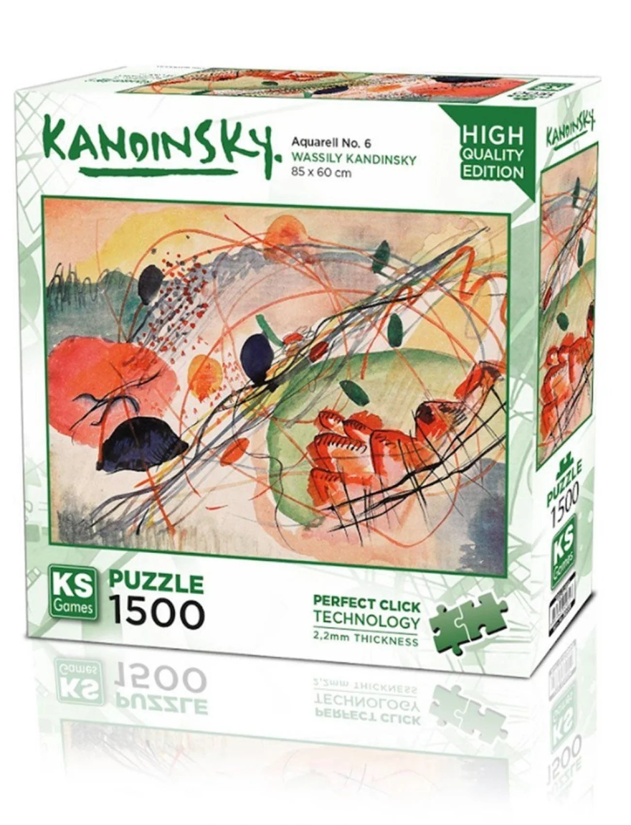 22031 Aquarell No:6 1500 Parça Puzzle -KS