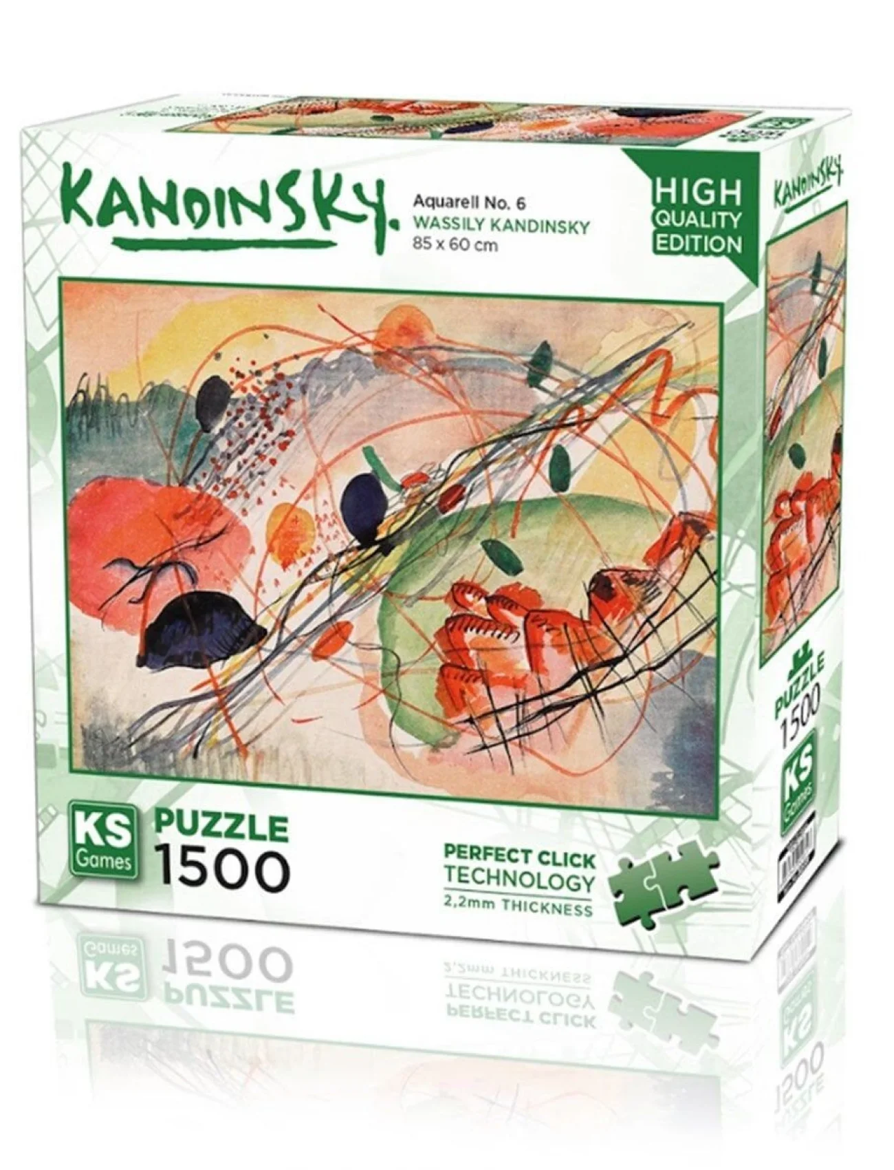 22031 Aquarell No:6 1500 Parça Puzzle -KS