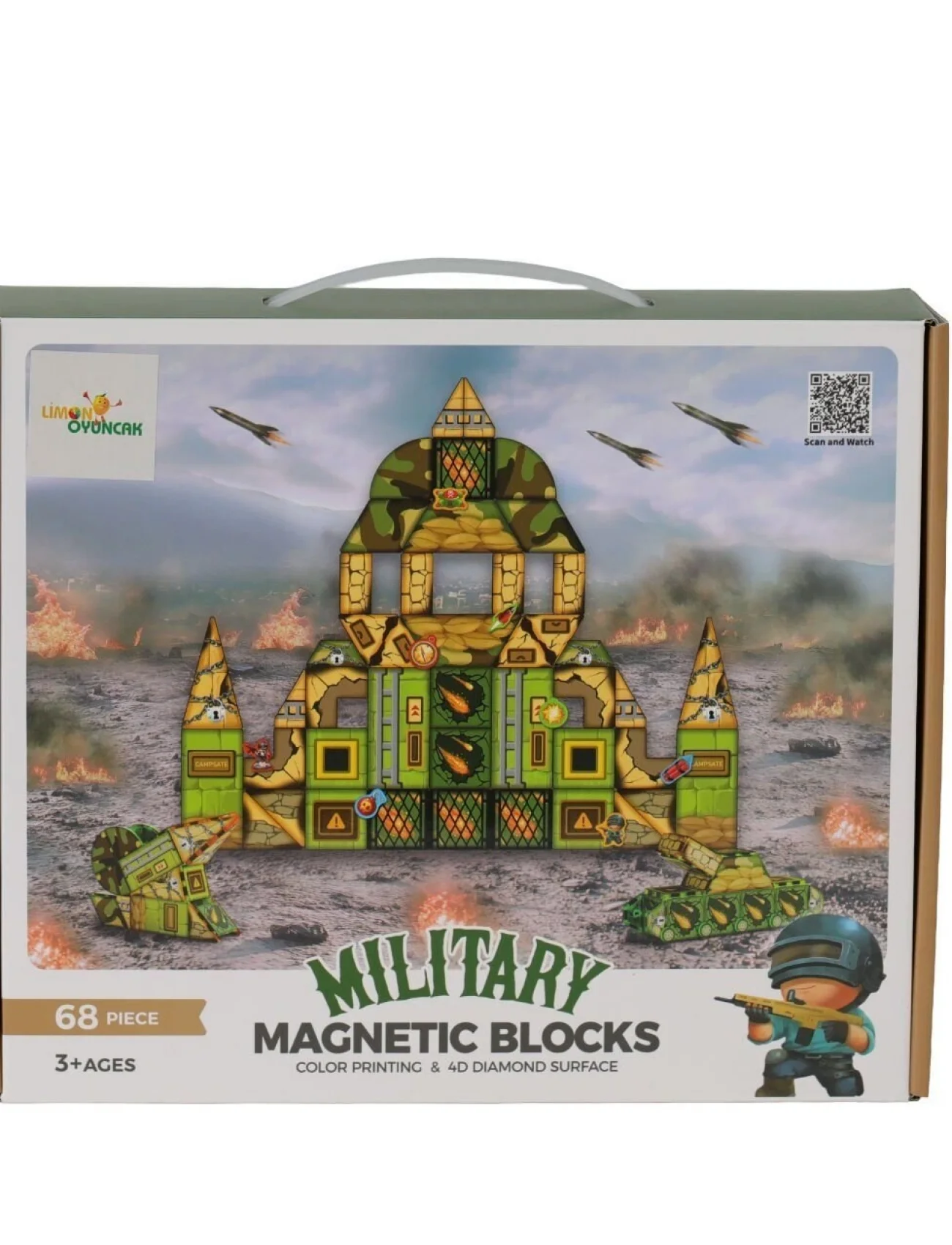 2207 MANYETİK PUZZLE 68 PARÇA