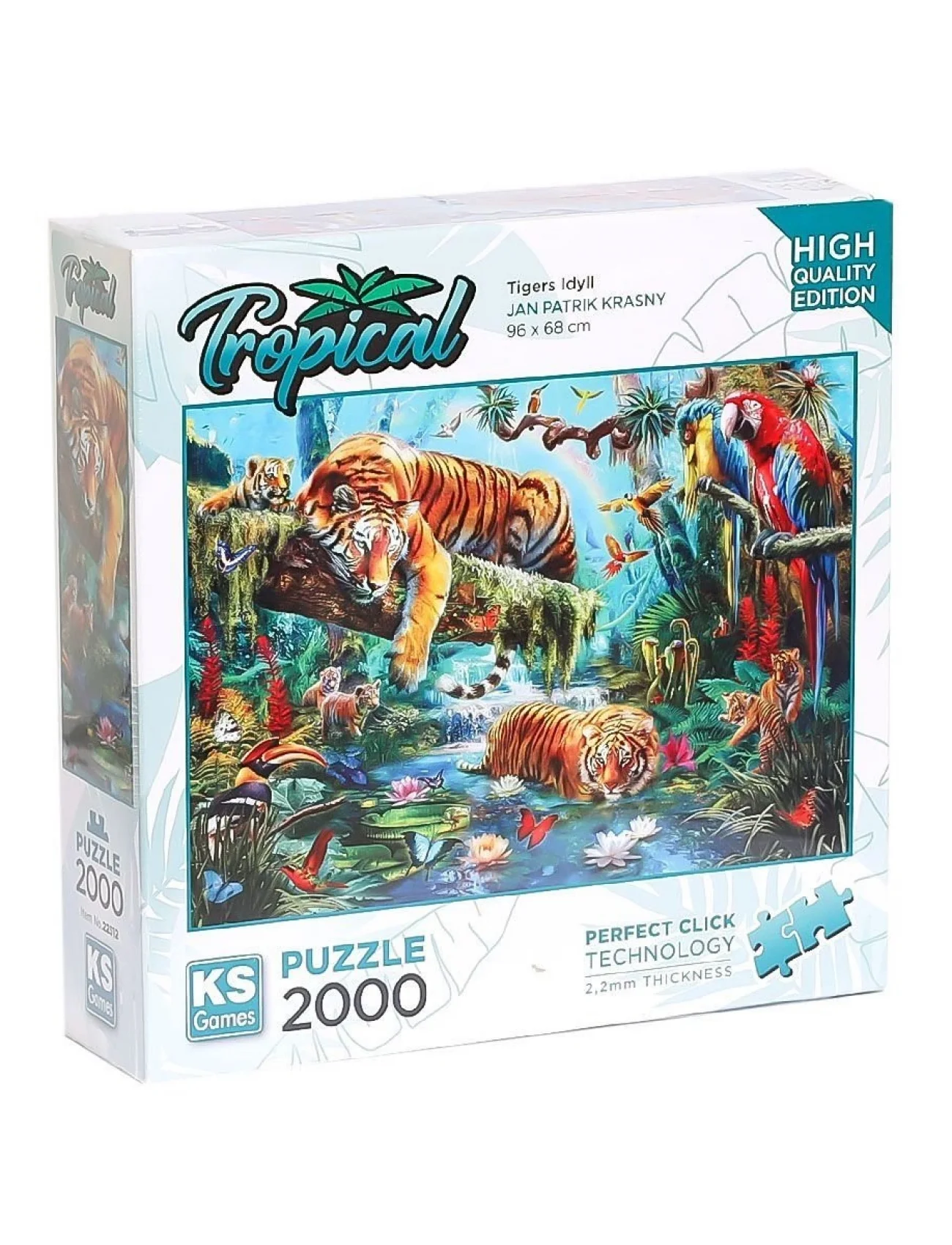 22512 Tiger Idyll 2000 Parça Puzzle -KS Puzzle