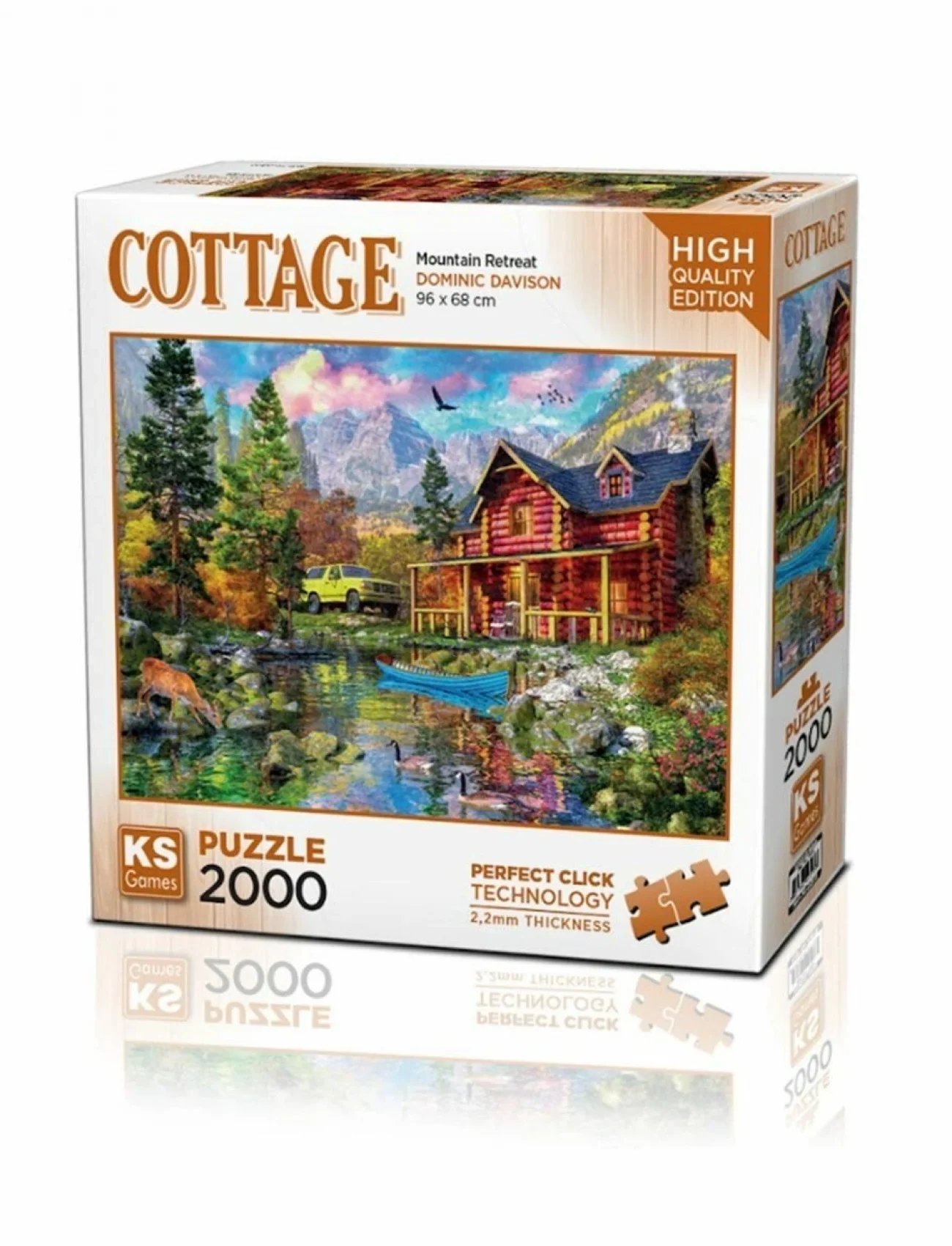 22513 Mountain Retreat 2000 Parça Puzzle -KS