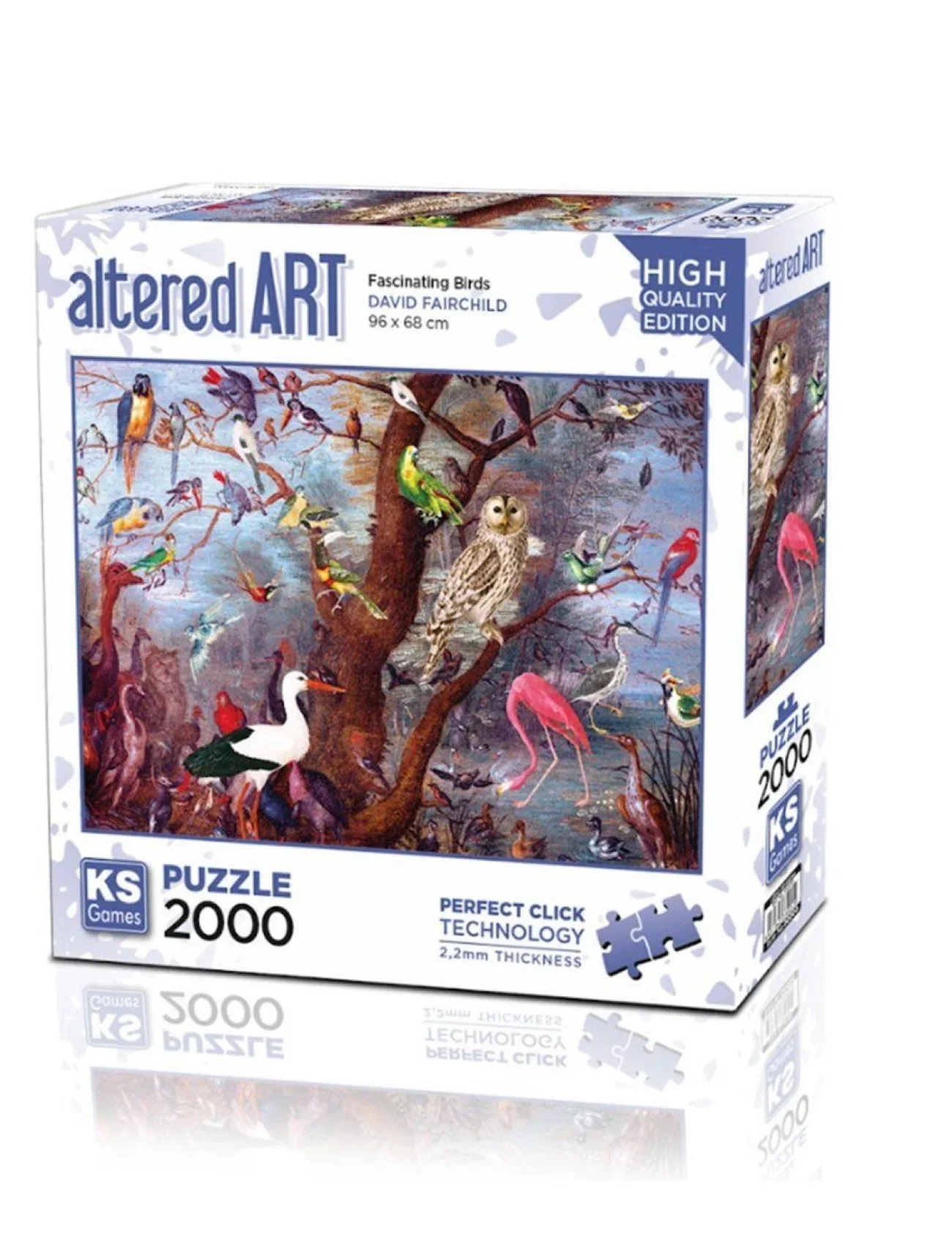 22515 Fascinating Birds 2000 Parça Puzzle -KS Puzzle