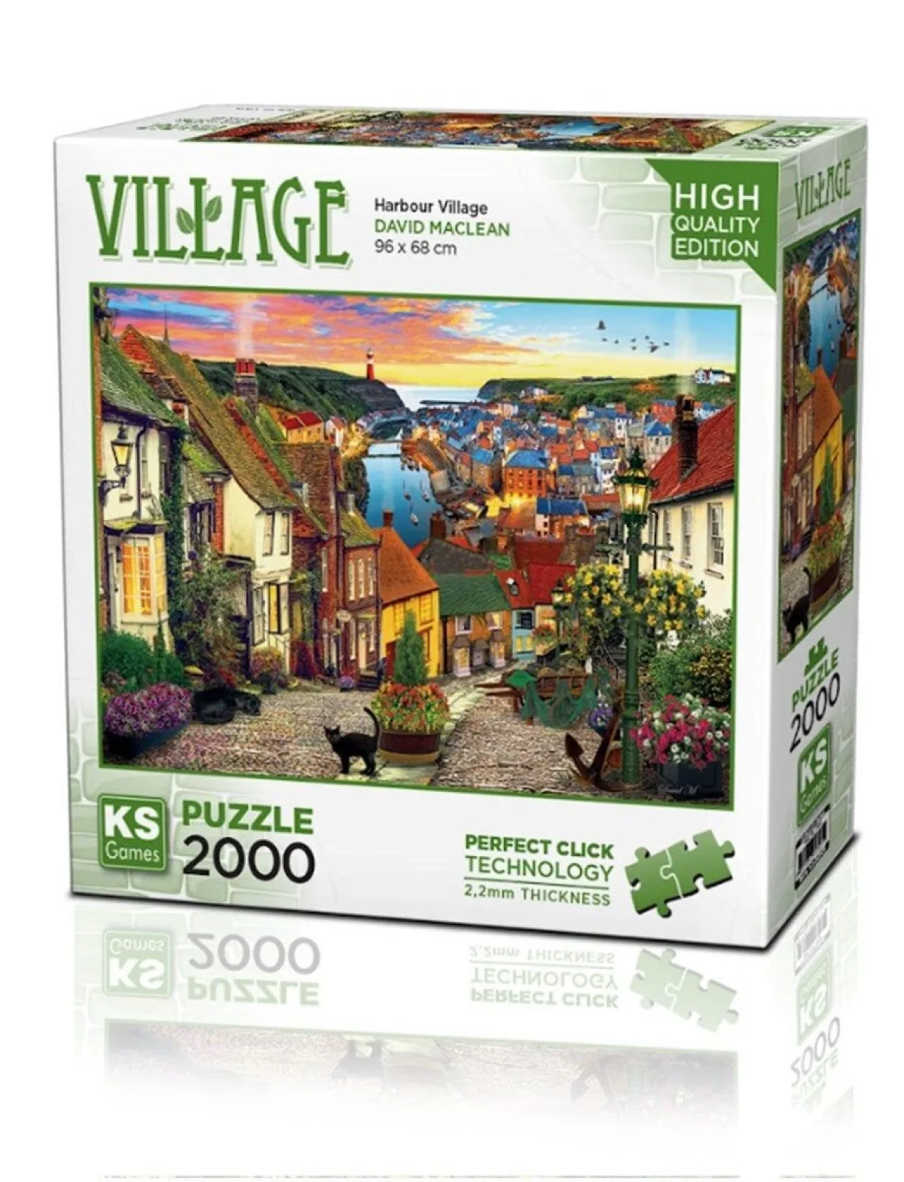 22525 Harbour Village 2000 Parça Puzzle -KS Puzzle