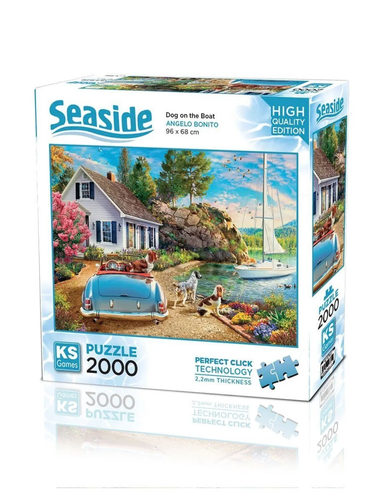 22537 PUZZLE 2000 Dog On The Boat