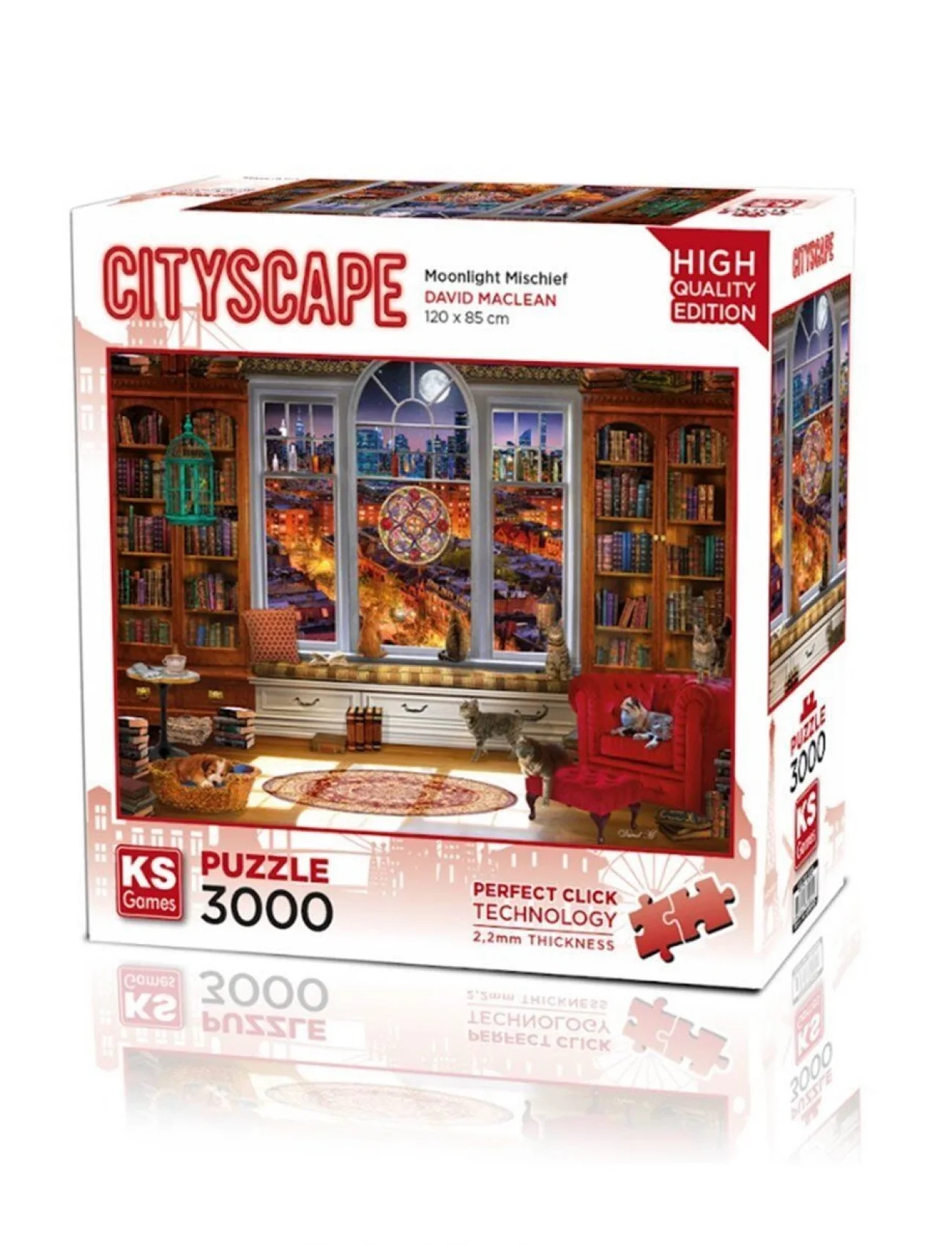 23020 Moonlight Mischief  3000 Parça Puzzle -KS Puzzle