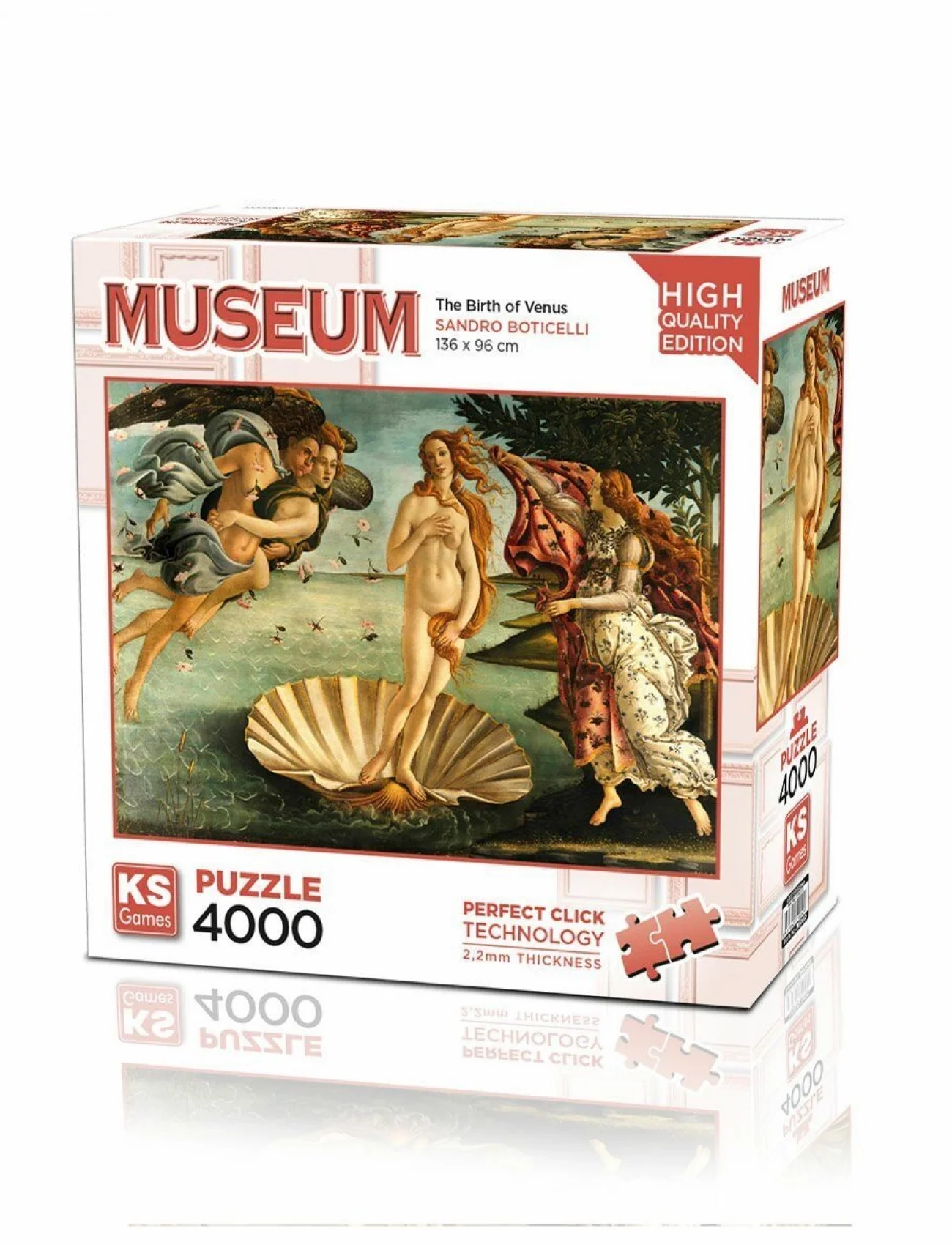23507 The birth of Venus 4000 Parça Puzzle