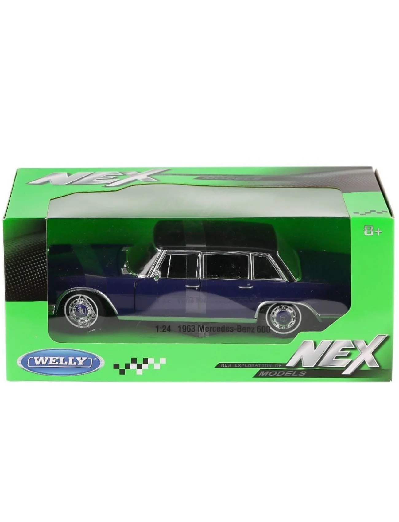24121 Welly 1963 Mercedes Benz 1:24 Model Araba -Karsan