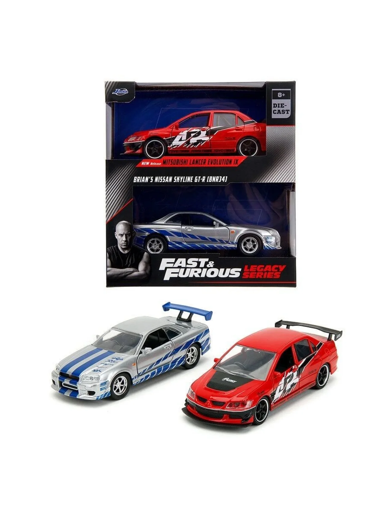 253202019 Fast Furious Twin Pack  1:32
