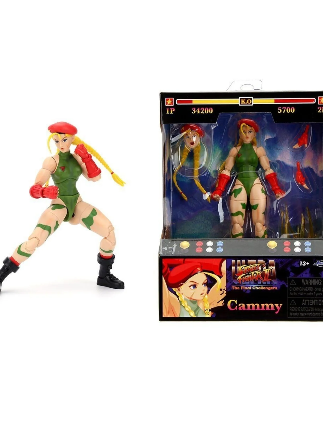 253252033 Jada Street Fighter II Cammy 6 Figure