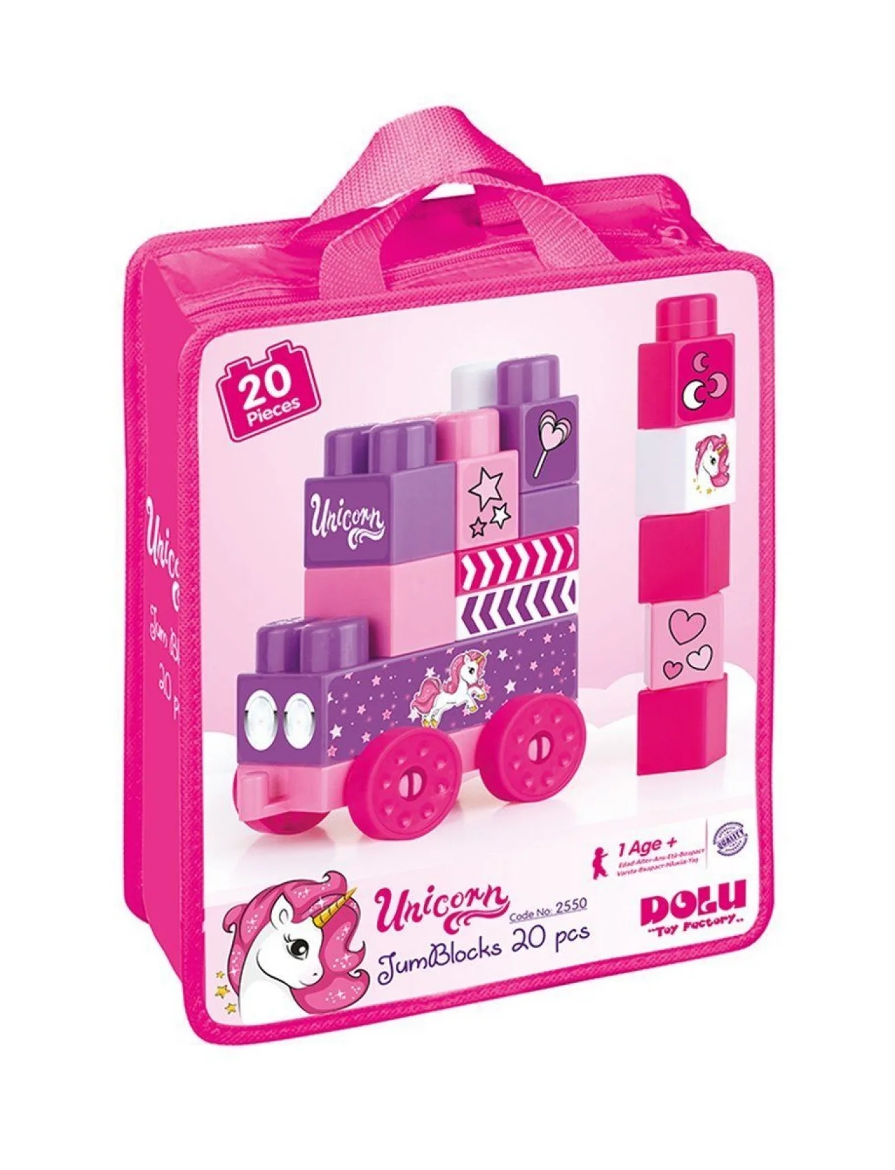 2550 UNICORN ÇANTALI MEGA BLOK 20 LI