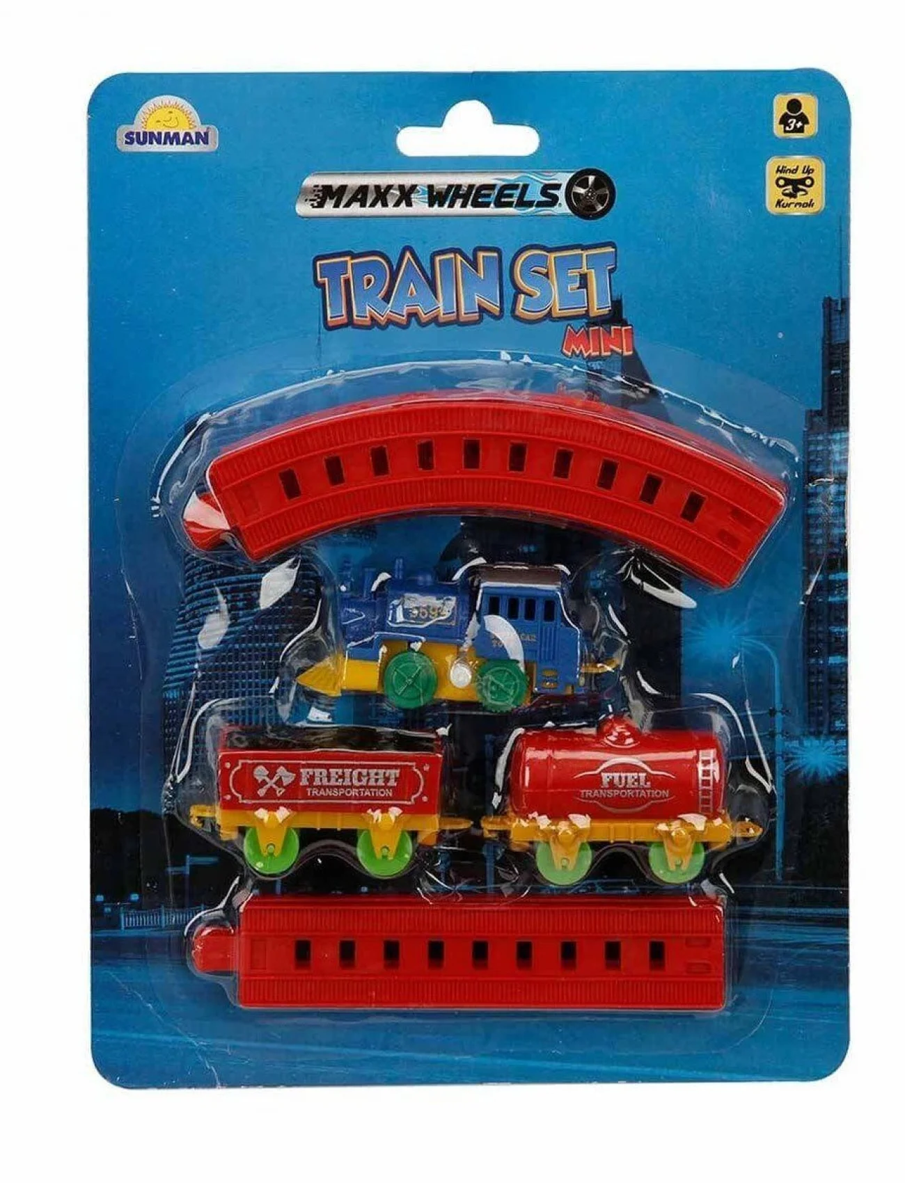2559 Maxx Wheels Mini Tren Seti 11 Parça -Sunman
