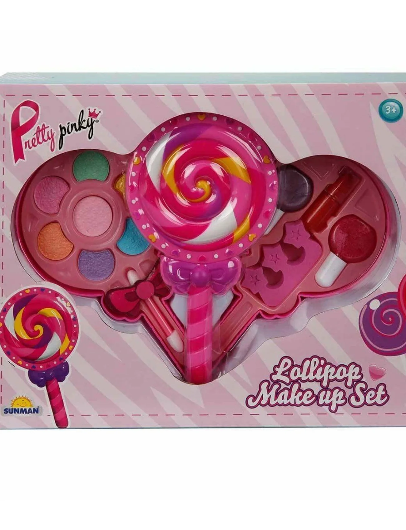 2598 Lolipop Şekilli 2 Katlı Makyaj Güzellik Seti