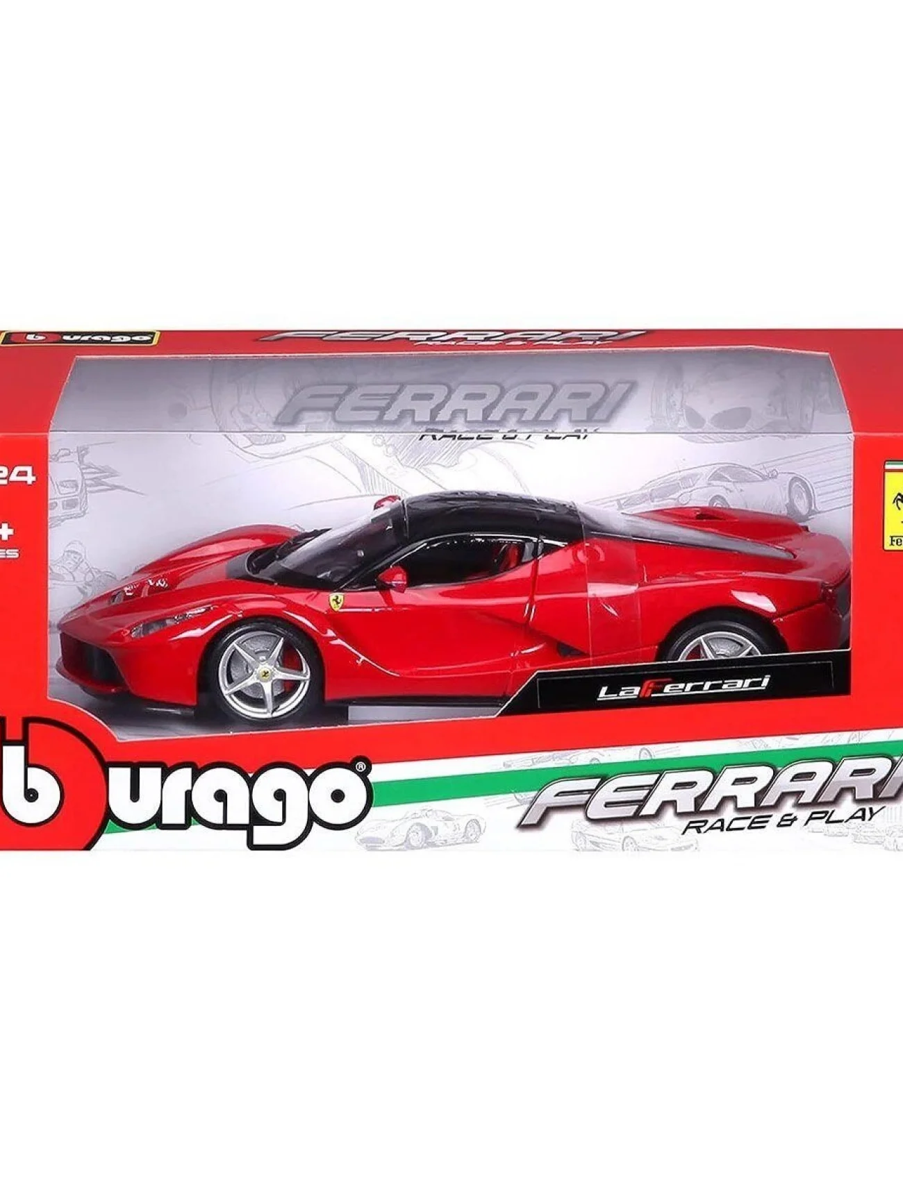 26001 Burago Ferrari Laferrari 1:24 Model Araba -Sunman