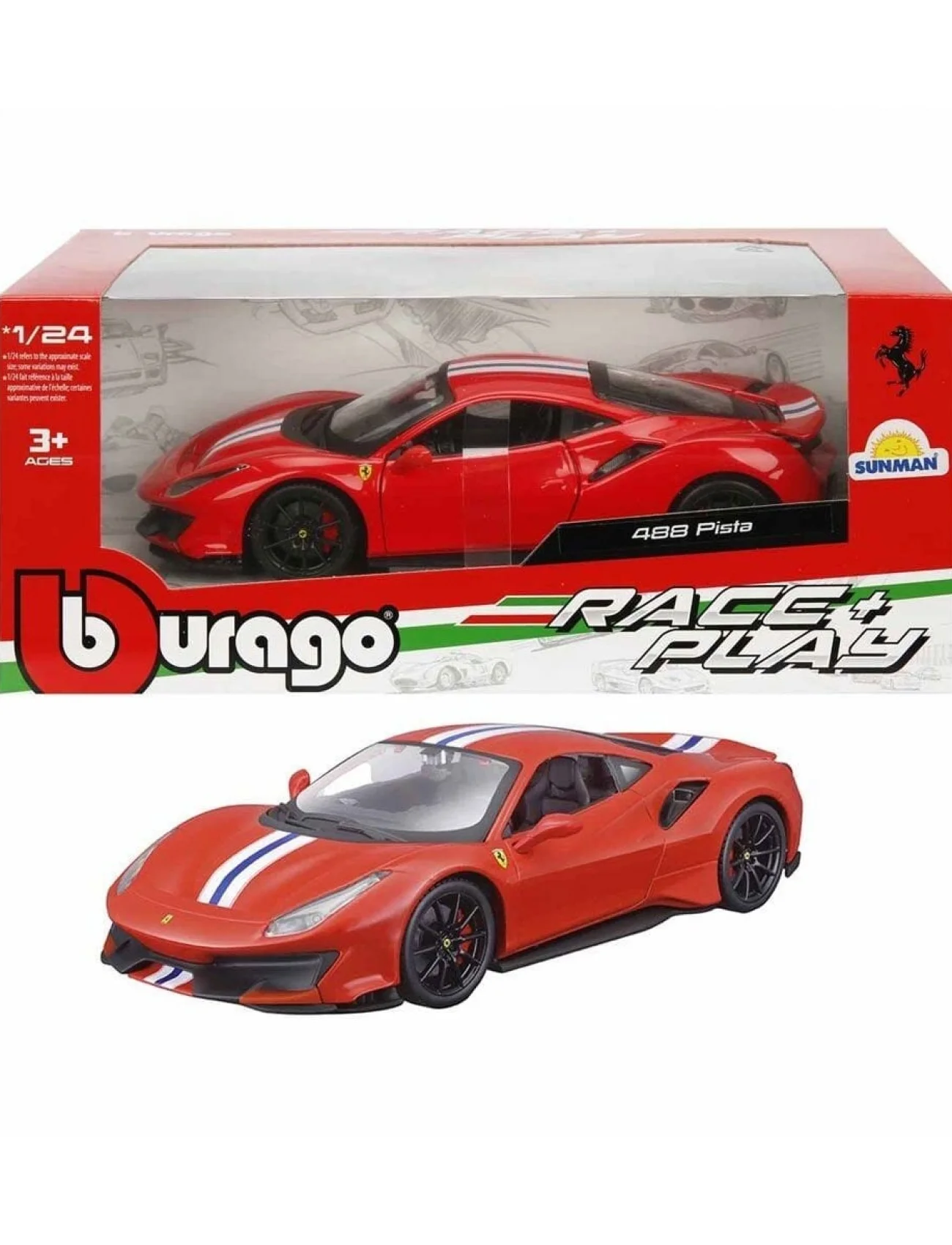 26026 SUN-BUR-1 24 FERRARİ 488 PISTA FERR 2R