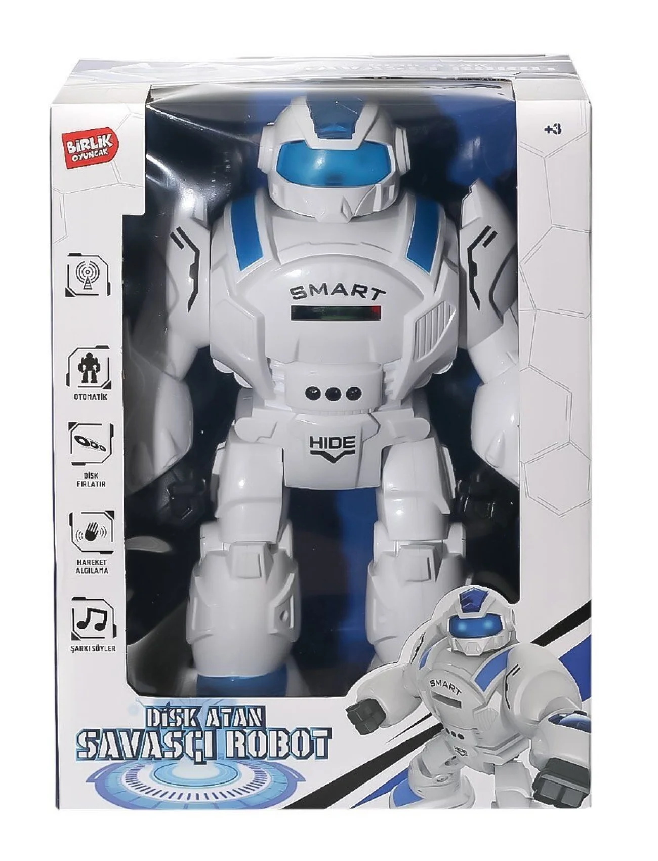 27115 Kumandalı Disk Atan Süper Robot -Birliktoys