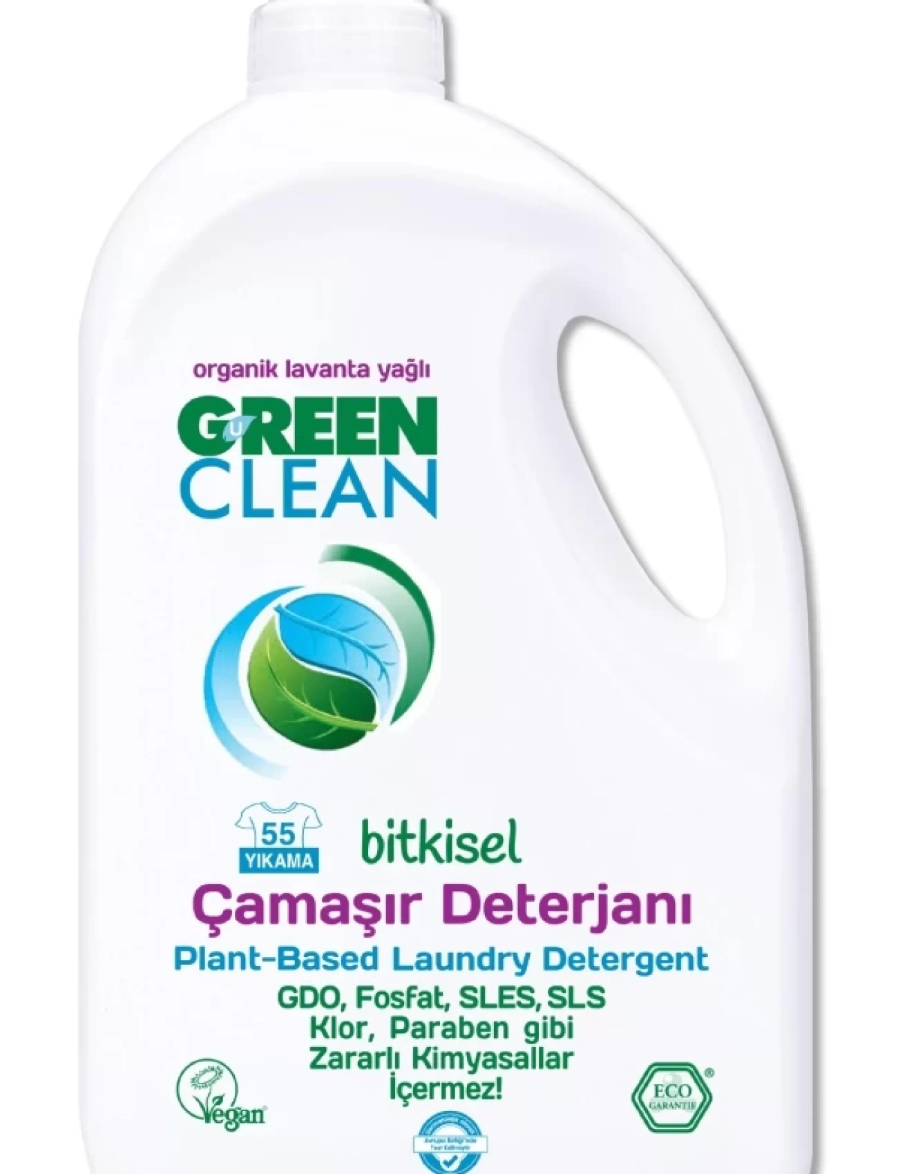 2750ml Green Clean Bitkisel Çamaşır Deterjanı