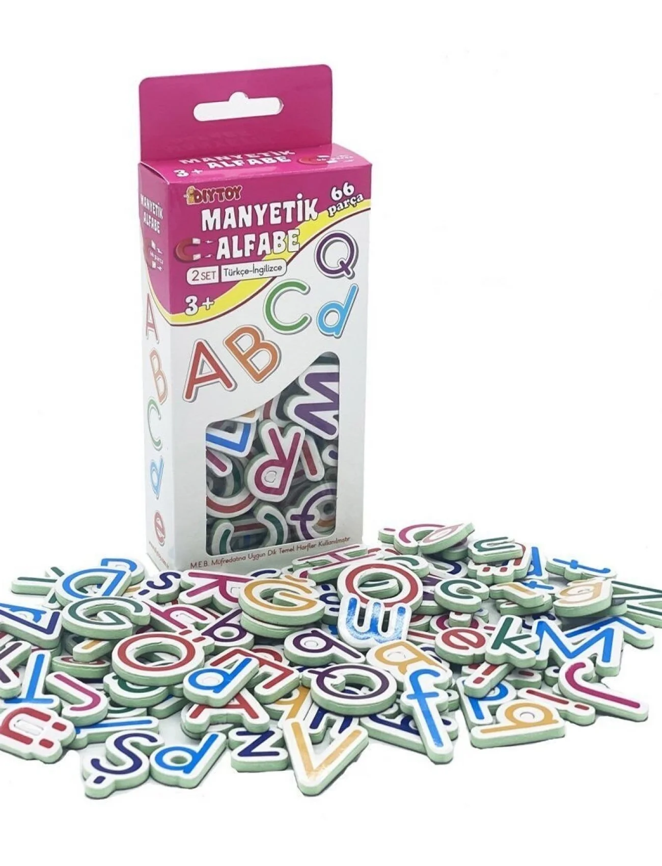 2866 MANYETİK TÜRKÇE-İNGİLİZCE  ALFABE