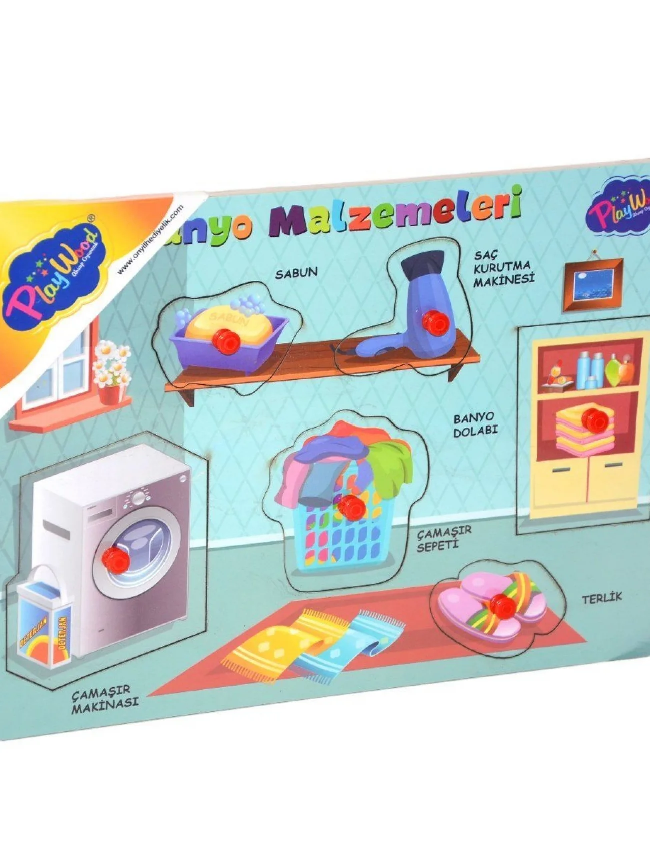 296/297 Onyıl, Ahşap Tutmalı Banyo Malzemeleri