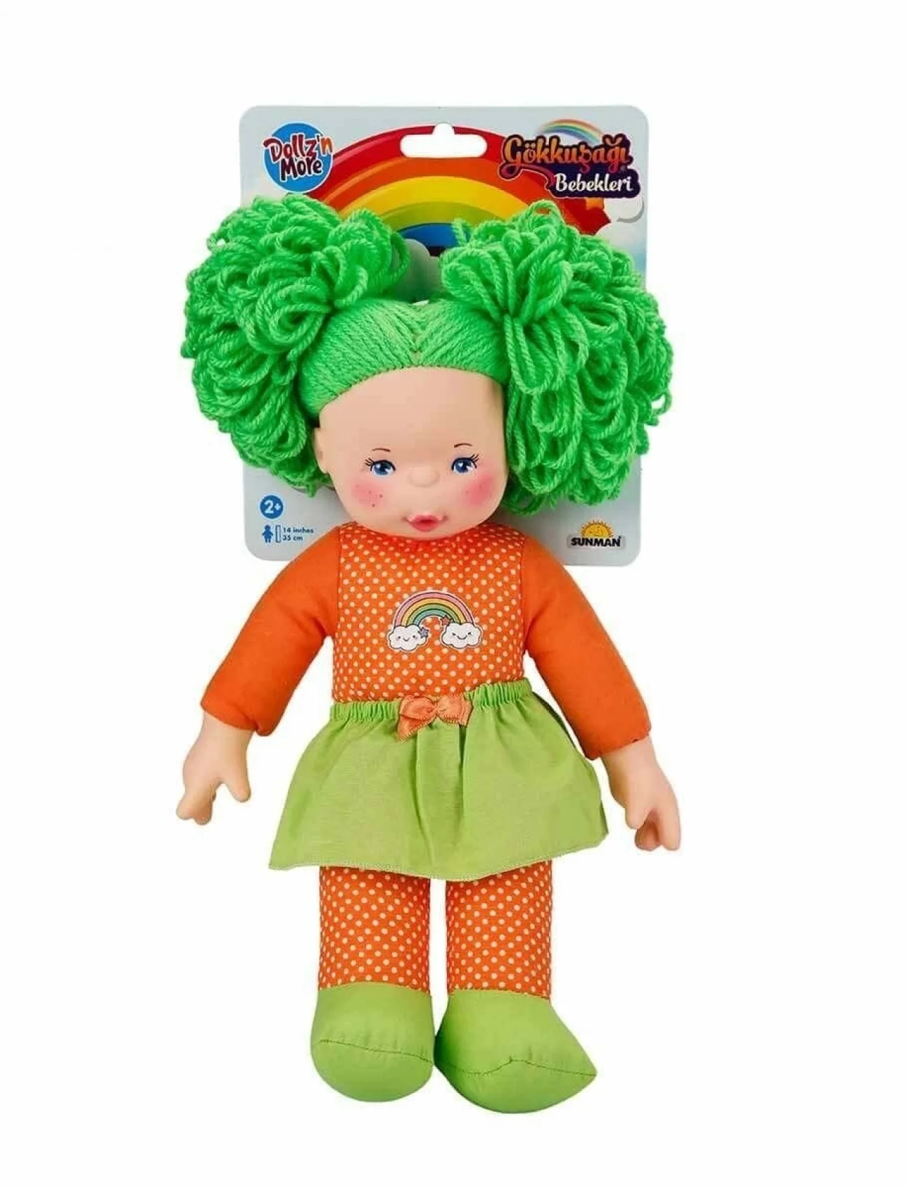 30012  Gökkuşağı Bebekleri 35 cm -Sunman