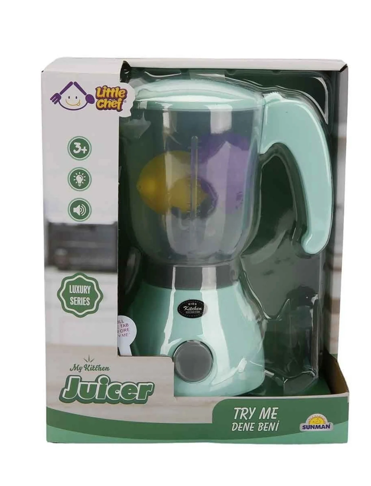 3015 SUN-RST-LCH-Ev Aleti Meyve Sıkacağı Fonk. Sesli Yeşil - Sunman