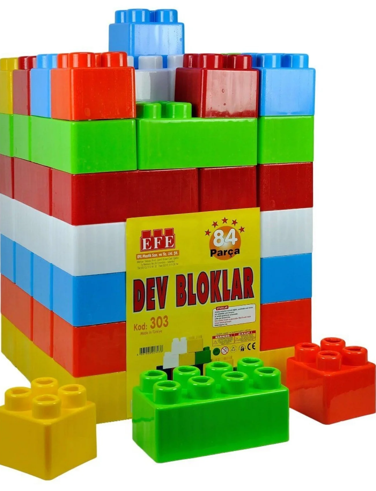 303 Z+7 84 Parça Dev Bloklar