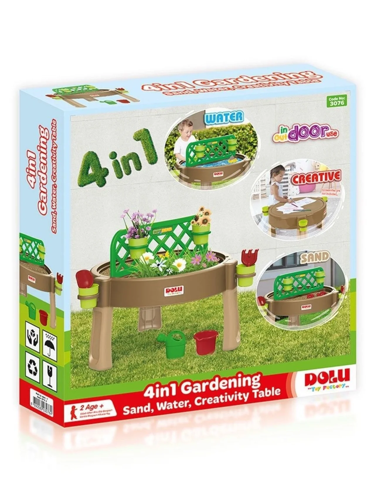 3076 Kum Su Aktivite Masası 4 ü 1 Arada -Dolu