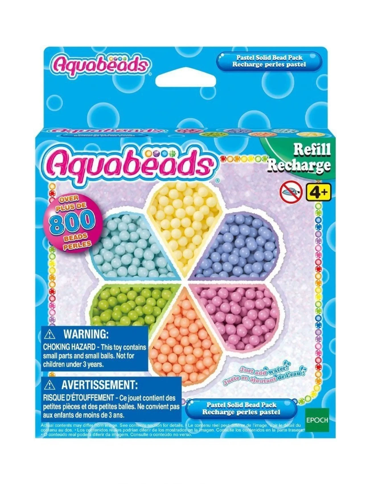 31505 Epoch AquaBeads Pastel Boncuk Paketi, 800 parça +4 yaş