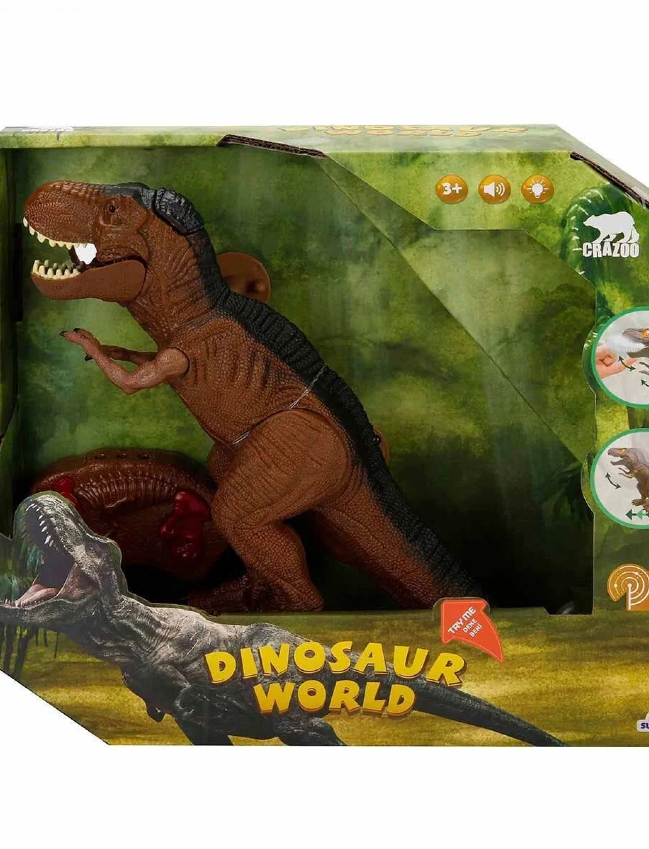 3158 Kumandalı Buhar Çıkaran Dinazor -Sunman