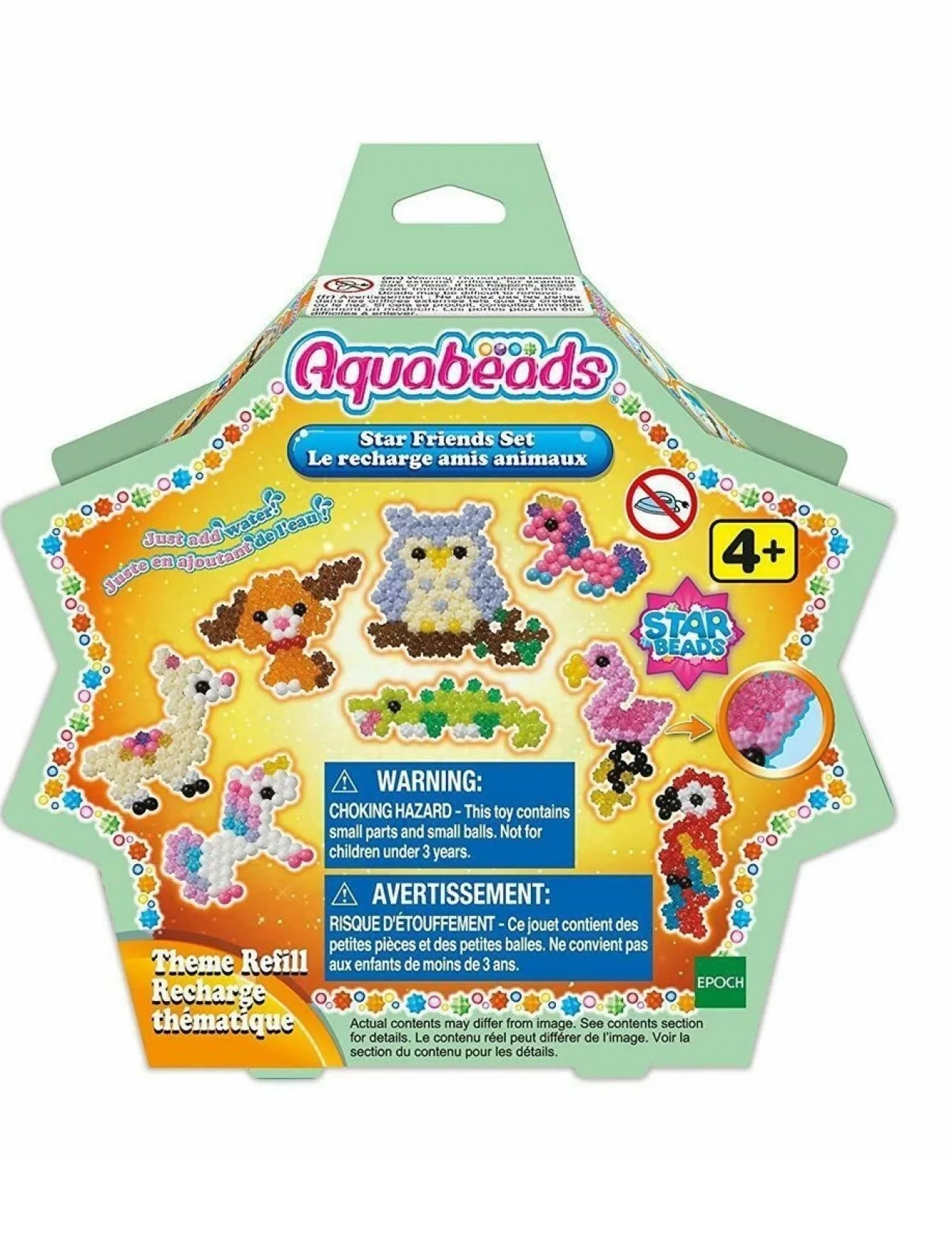 31602 AquaBeads Star Bead Arkadaşlar Seti / Yedek boncuk paketi / Epoch / +4 yaş