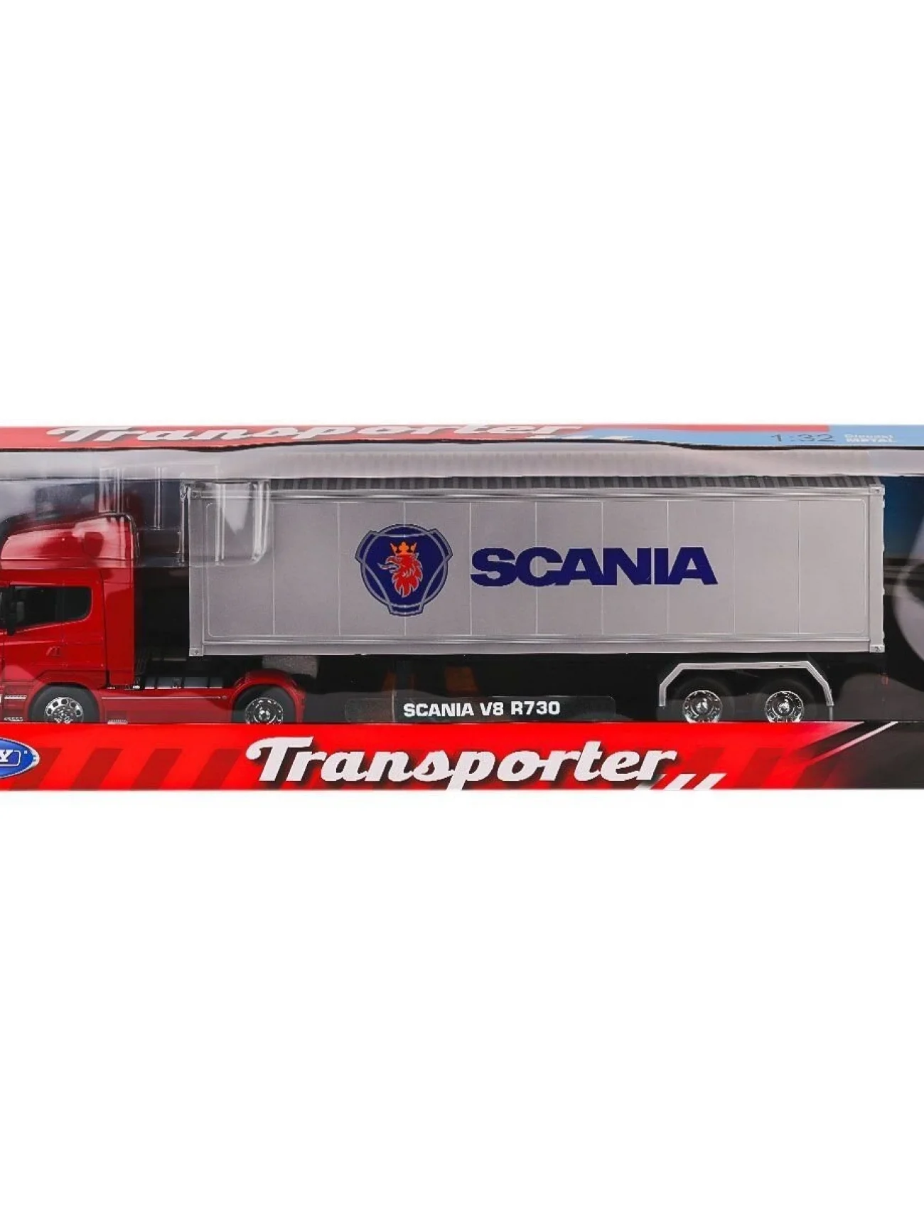 32671S-W Welly Scania Transporter V8 R730 1:24 -Karsan Oyuncak
