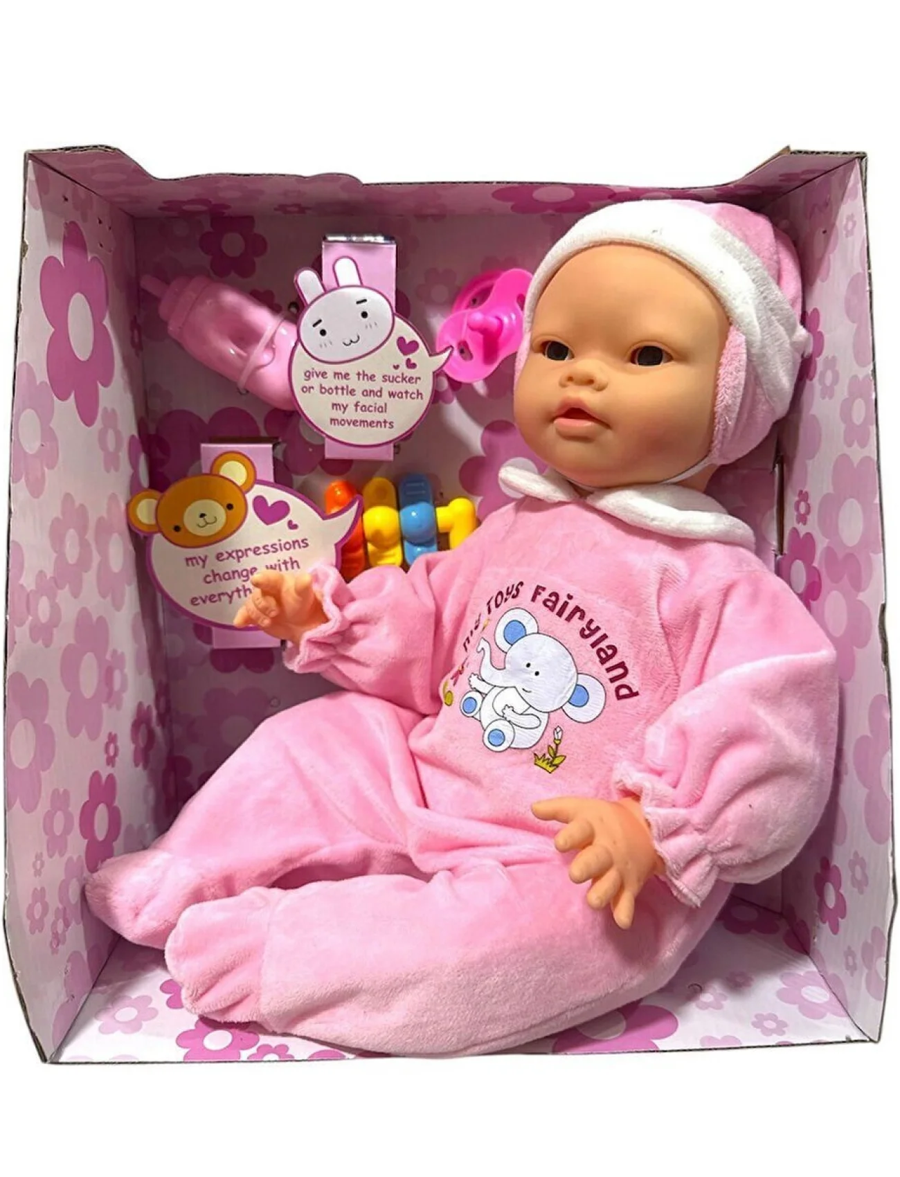 33078 KUTUDA MİMİKLİ BEBEK FONKSİYON