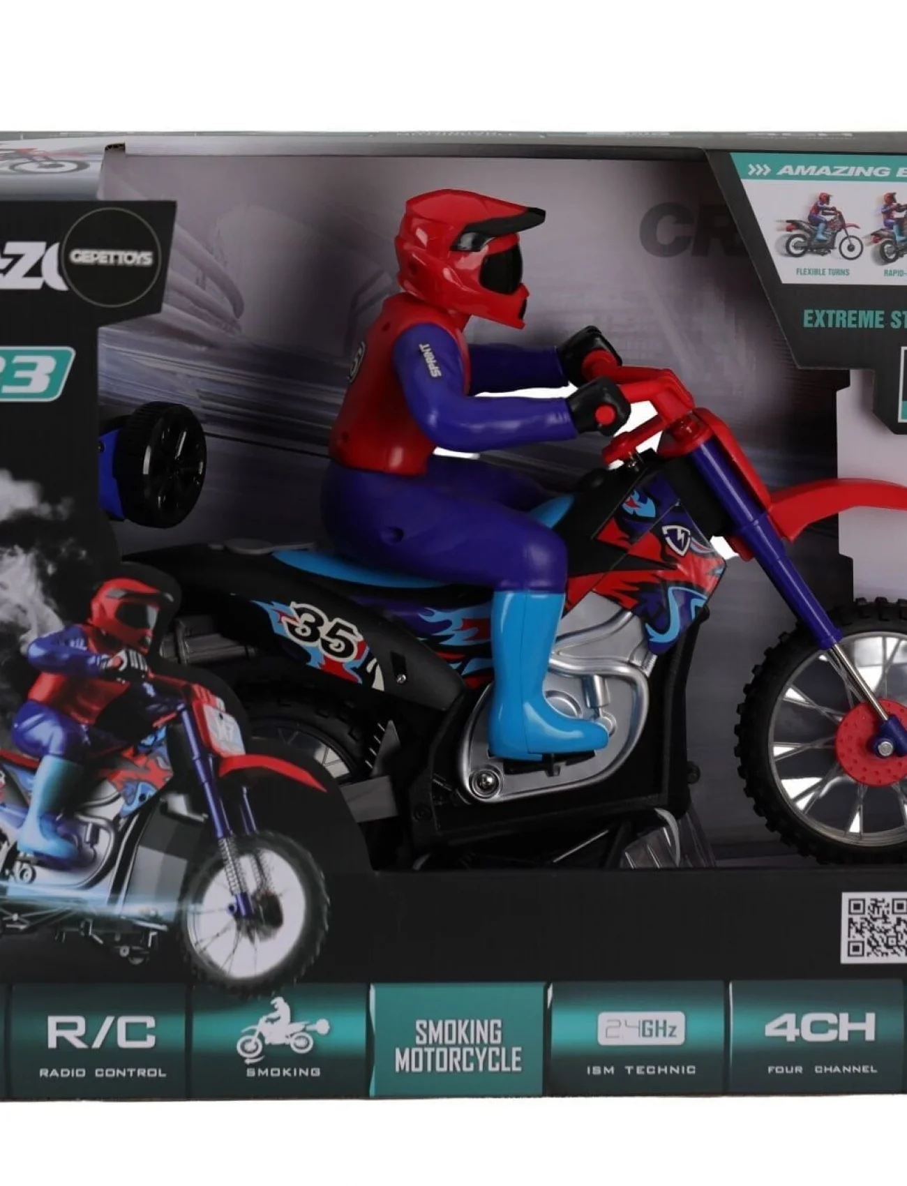 333-TJ24161B-UZAKTAN KUMANDALI DUMAN ATAN HIZ MOTORU
