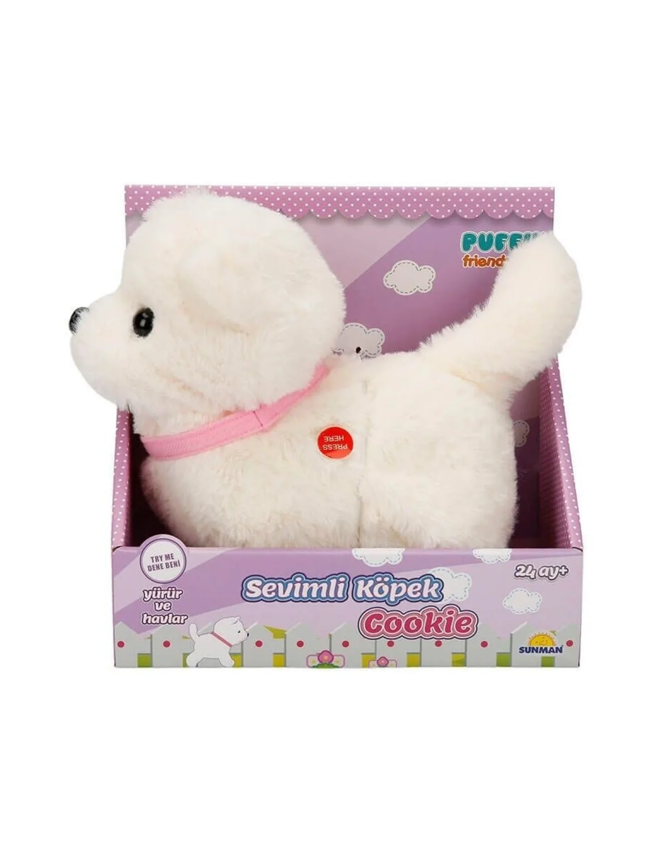 3376 Sevimli Köpek Cookie Sesli ve Hareketli -Sunman
