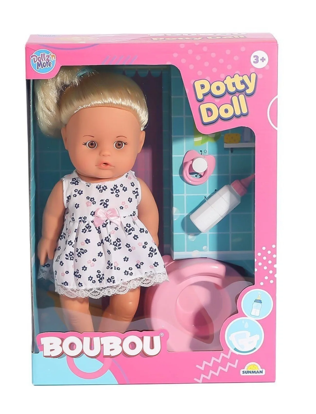 3452 Boubou Altını Islatan Bebek Seti 30 cm