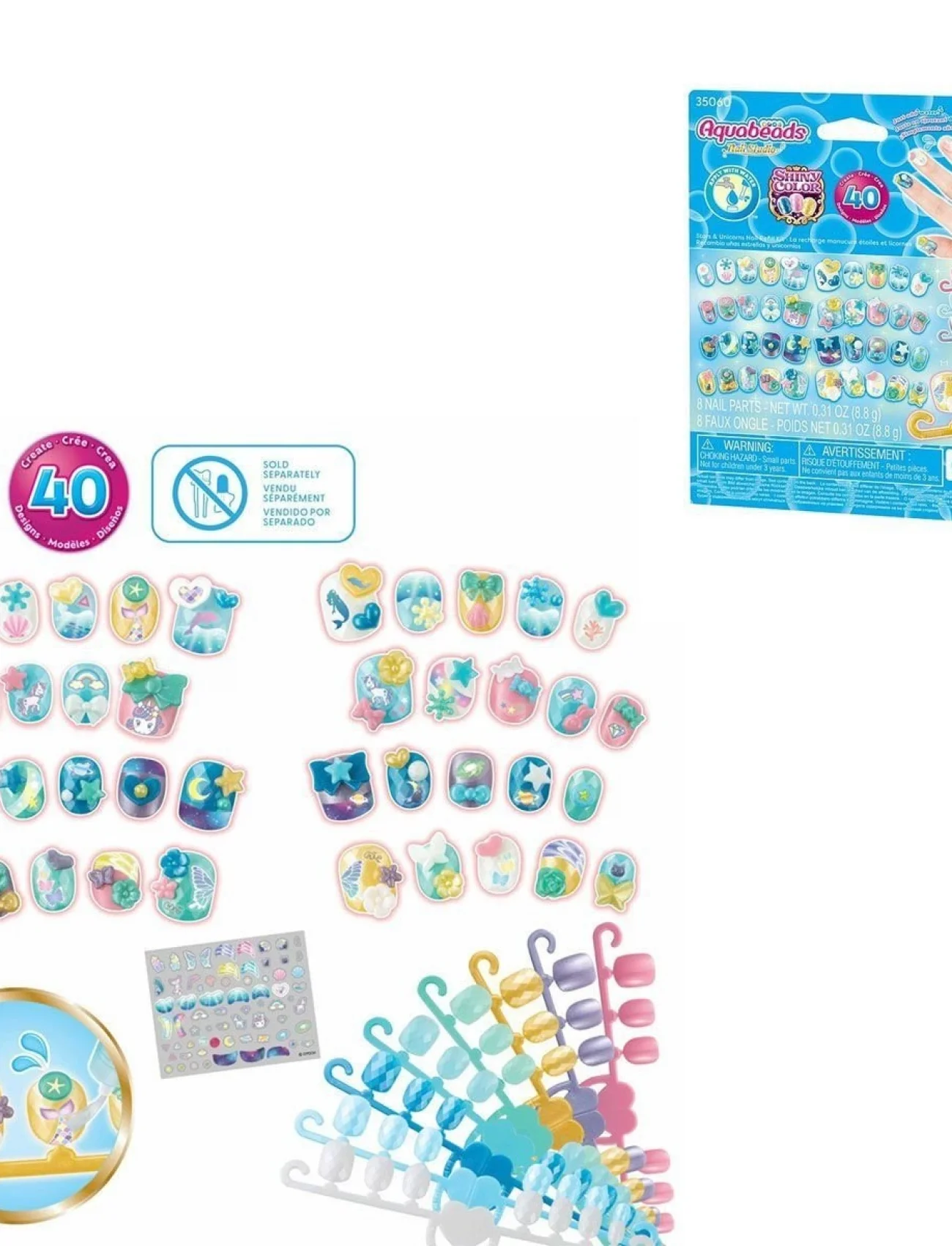 35060 AquaBeads Sihirli Atlar ve Yıldızlar - Yedek Tırnak Paketi +4 yaş