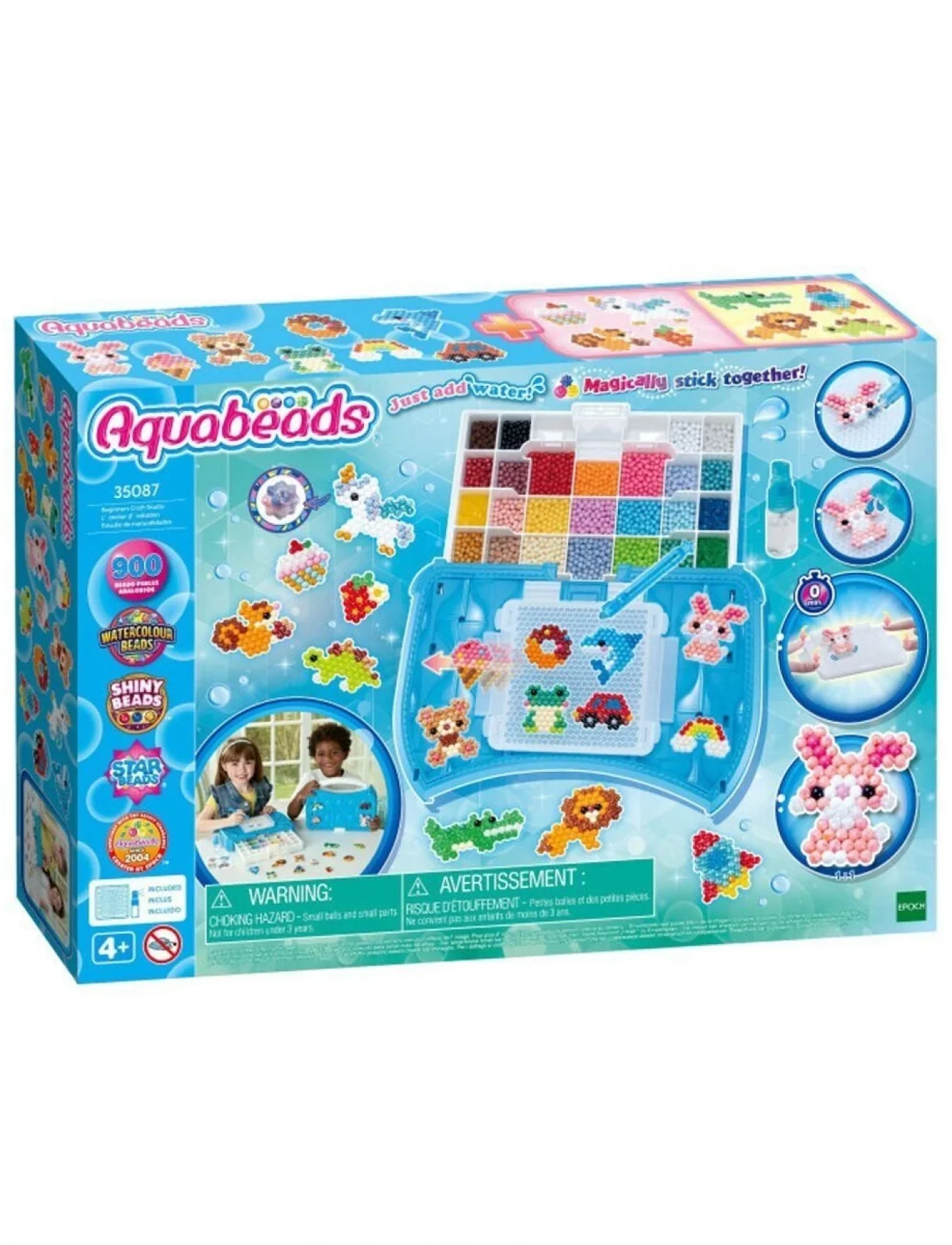 35087 AquaBeads Çantalı Başlangıç Stüdyosu 900 parça +4 yaş