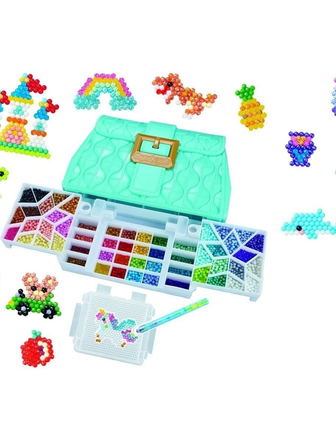 35114 AquaBeads Tasarımcı Çantası 1400 parça +4 yaş