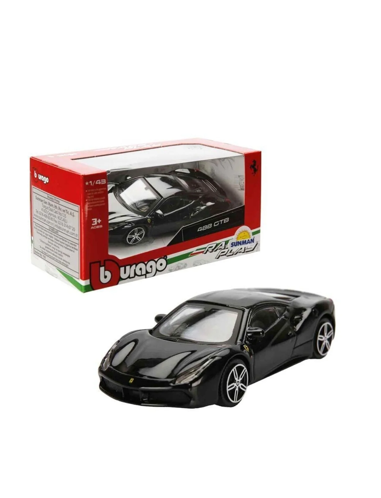 36000 Burago Race Play 1:43 Model Arabalar -Sunman