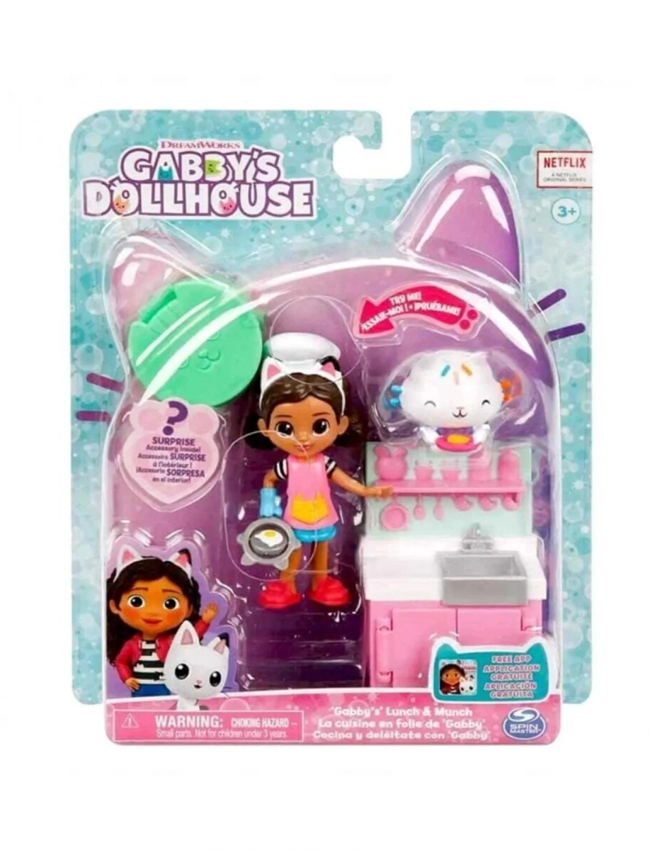 36525 SUN-SPM-FİGÜR SET GABBY S DOLLHOUSE AKTİVİTE BEBEKLERİ 3A.
