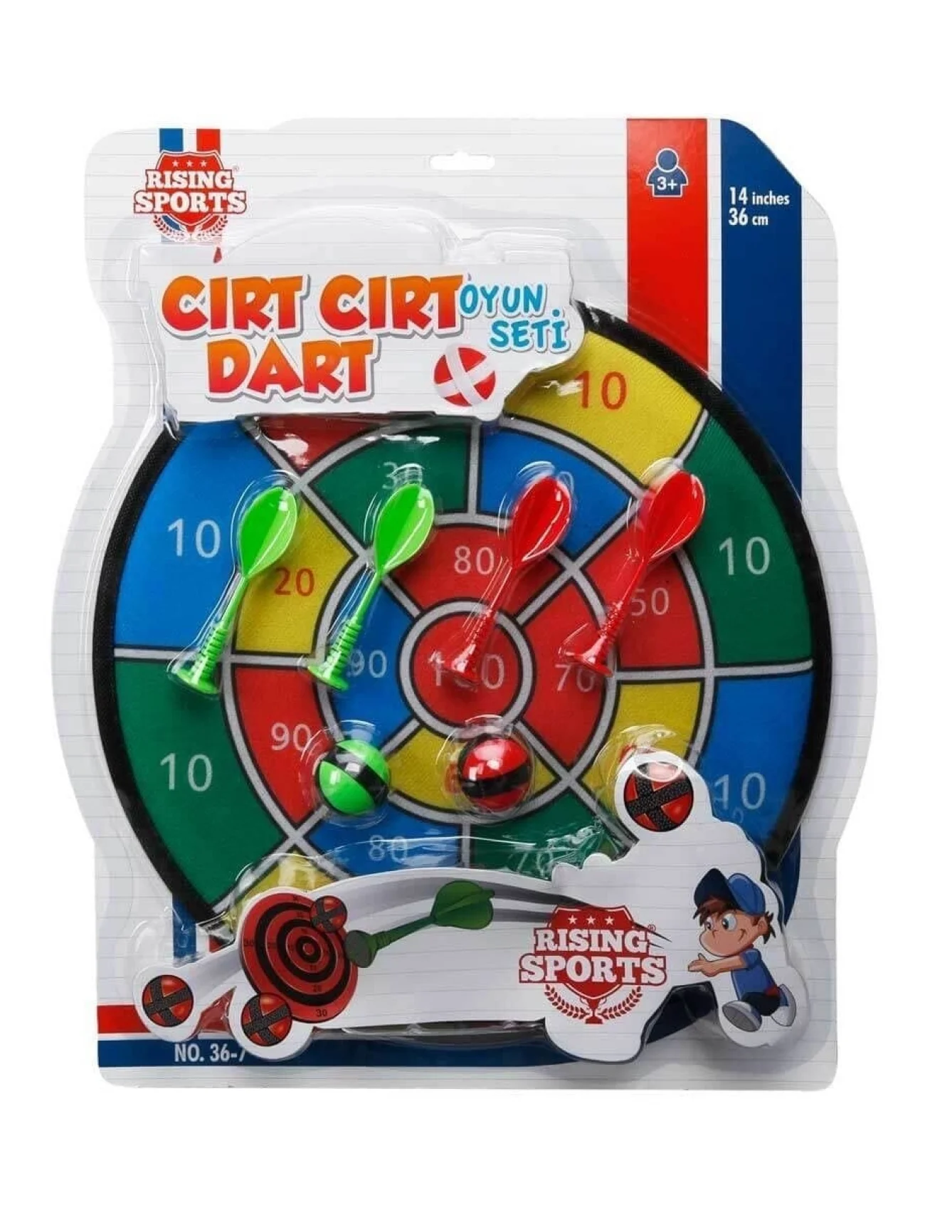 36789 Cırt Cırt Dart -  İğnesiz Dart Seti 36 cm