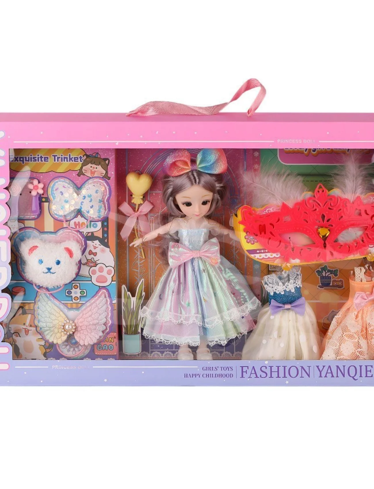 3688-033A Fashion Aksesuarlı Eklemli Bebek -Karsan  Oyuncak