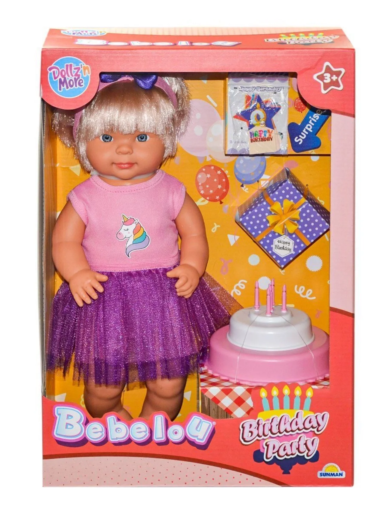 40021 Bebelou Doğum Günü Bebek 40 cm