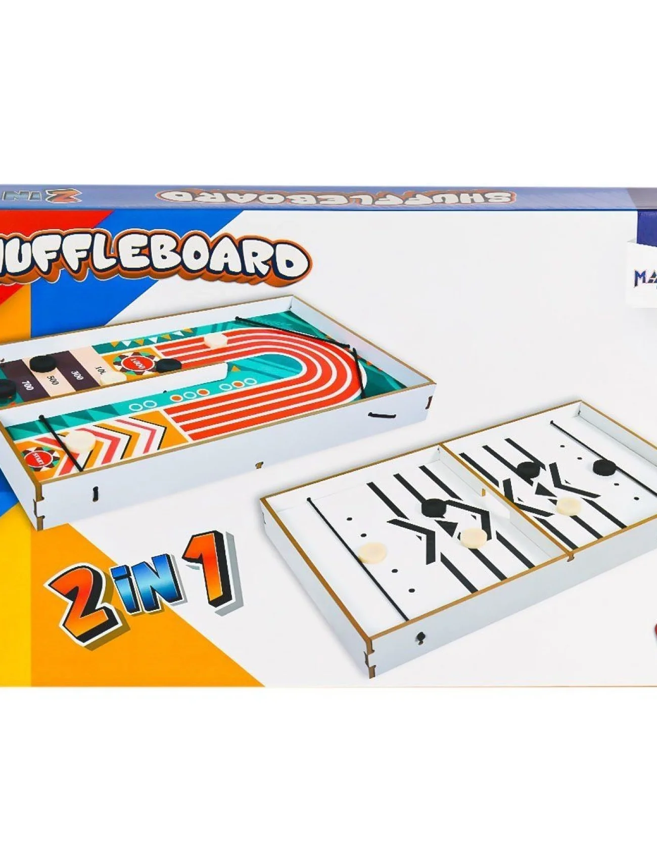 416 Shuffleboard Oyunu 2IN1 -Akçiçek Oyuncak