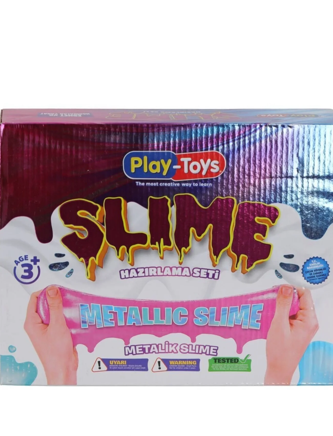4263-METALİC PLAYTOYS DIY SLİME SET METALIC